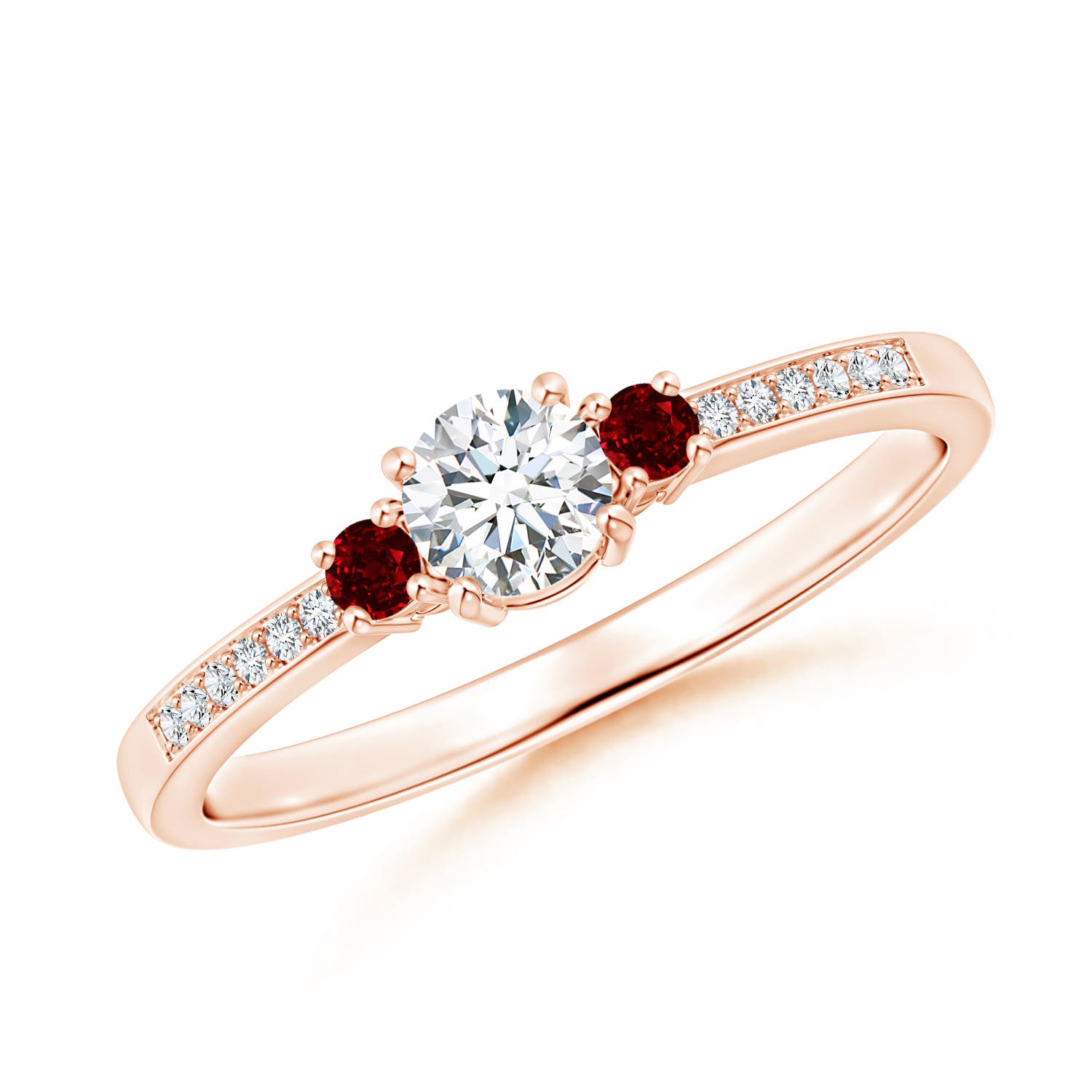 G, VS2 / 0.39 CT / 14 KT Rose Gold