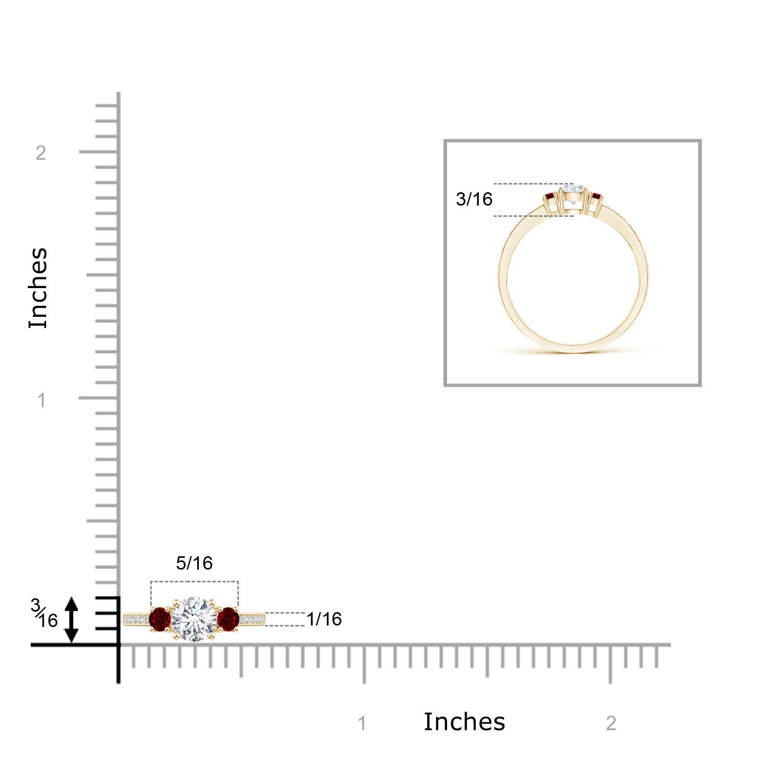 G, VS2 / 0.39 CT / 14 KT Yellow Gold