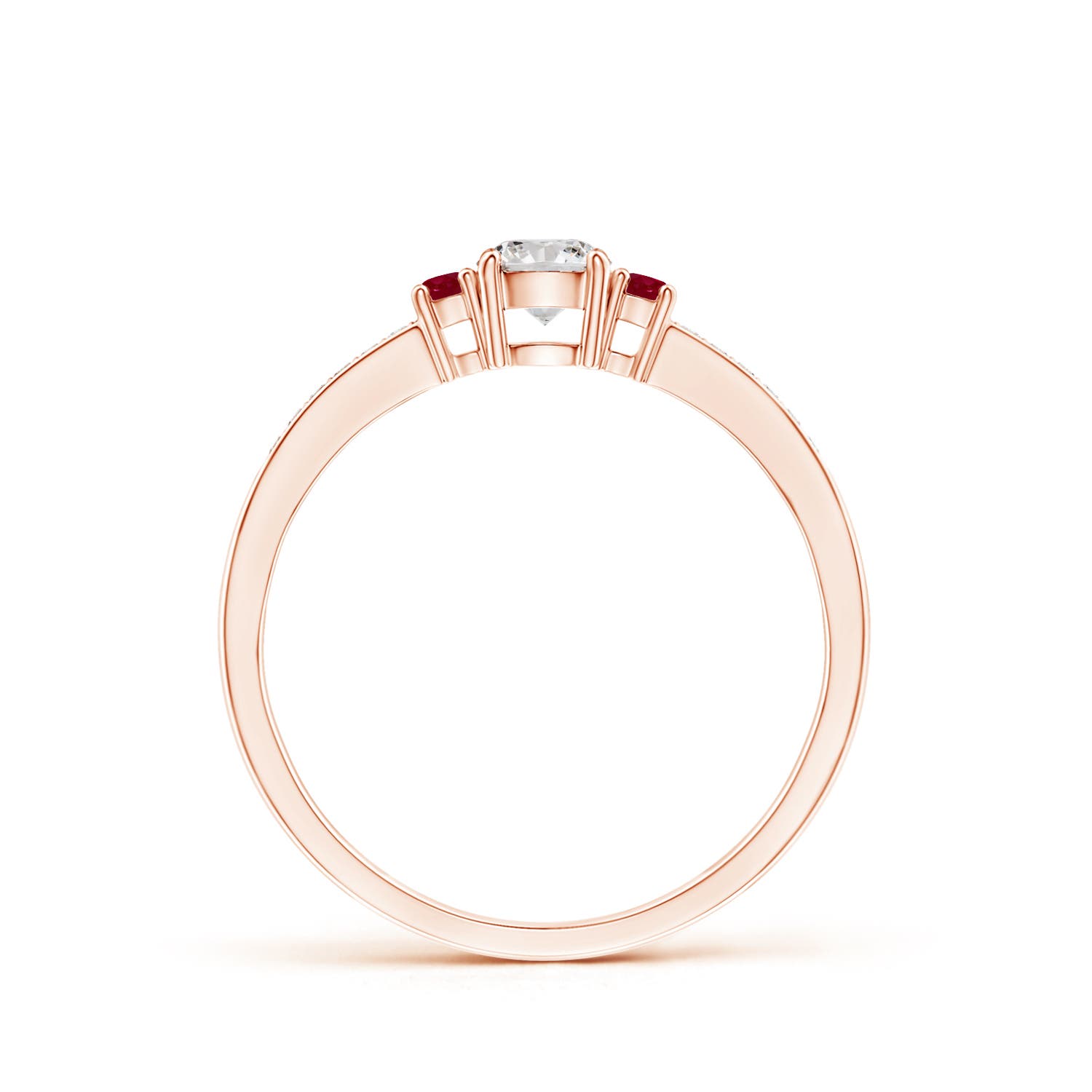 I-J, I1-I2 / 0.39 CT / 14 KT Rose Gold