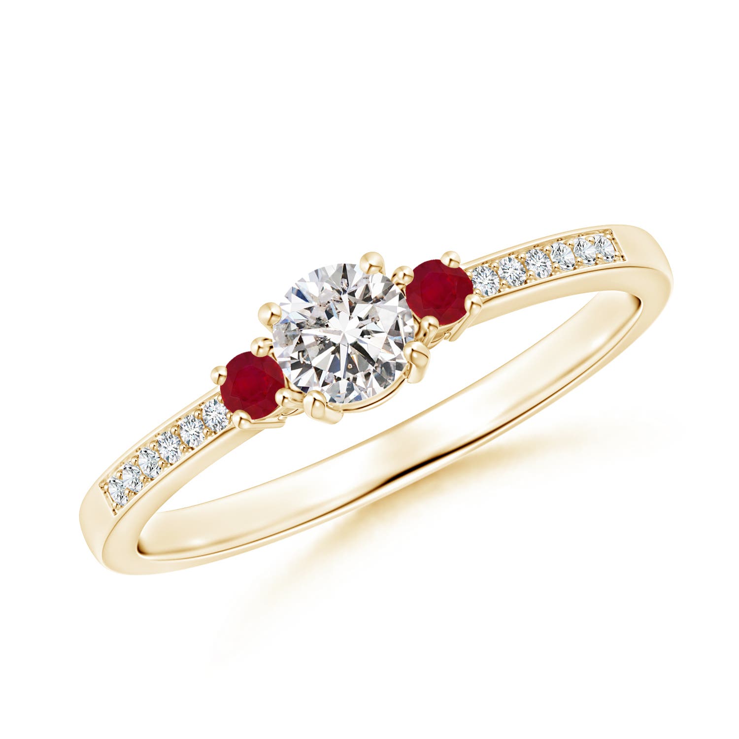 I-J, I1-I2 / 0.39 CT / 14 KT Yellow Gold