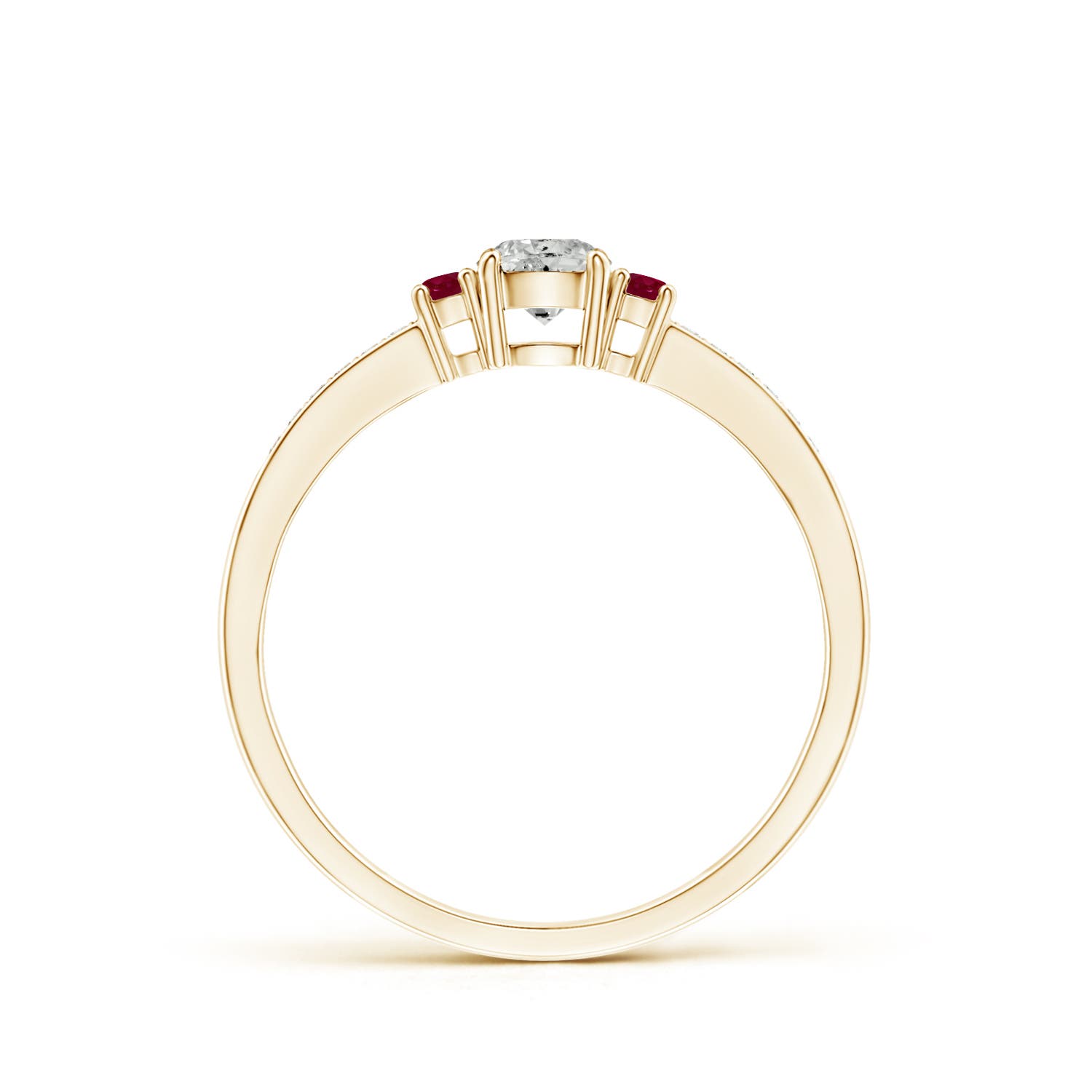 K, I3 / 0.39 CT / 14 KT Yellow Gold