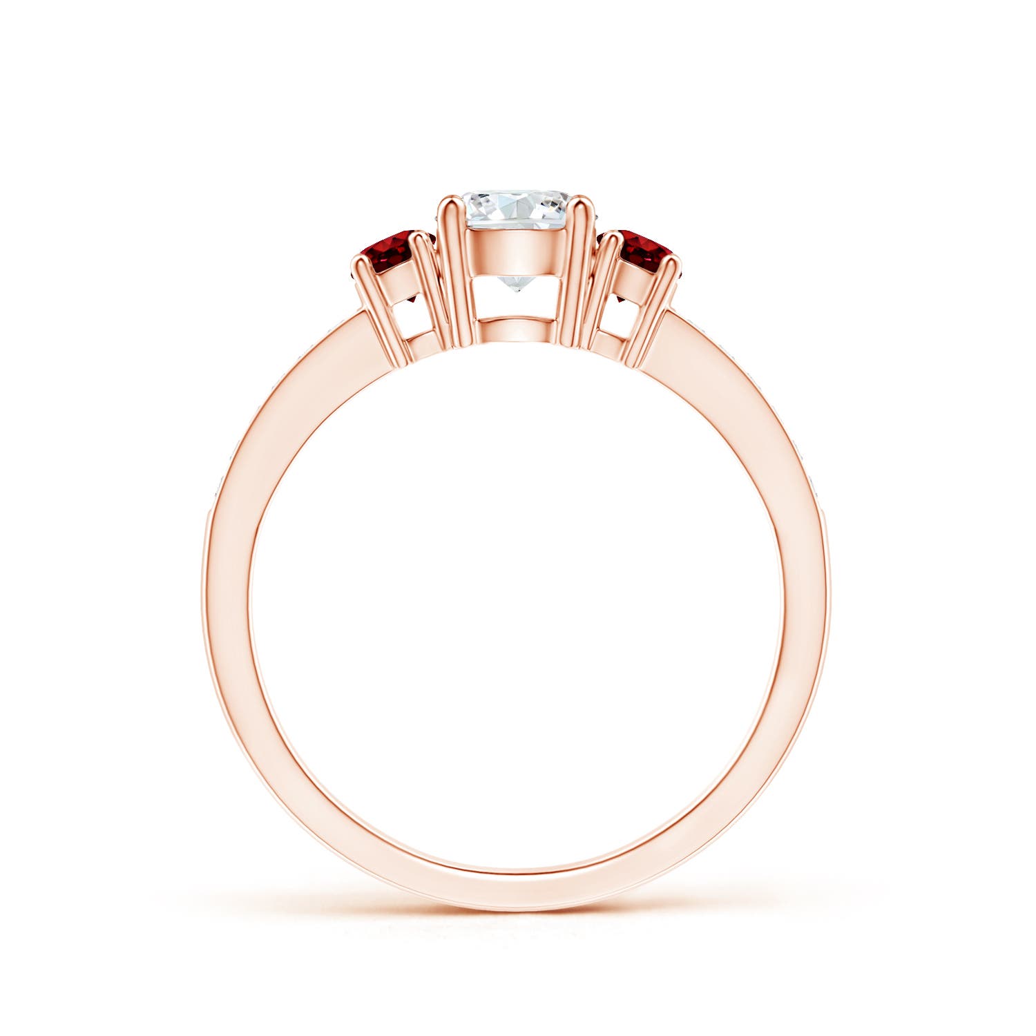 G, VS2 / 0.72 CT / 14 KT Rose Gold