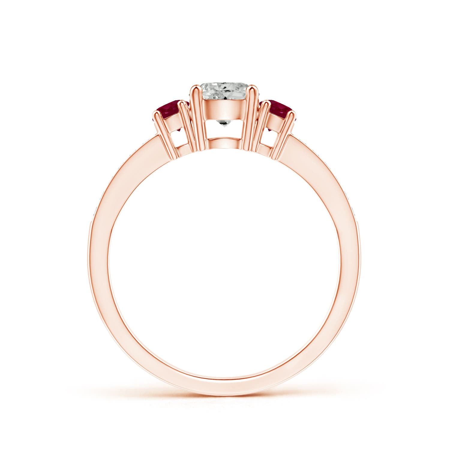 K, I3 / 0.72 CT / 14 KT Rose Gold