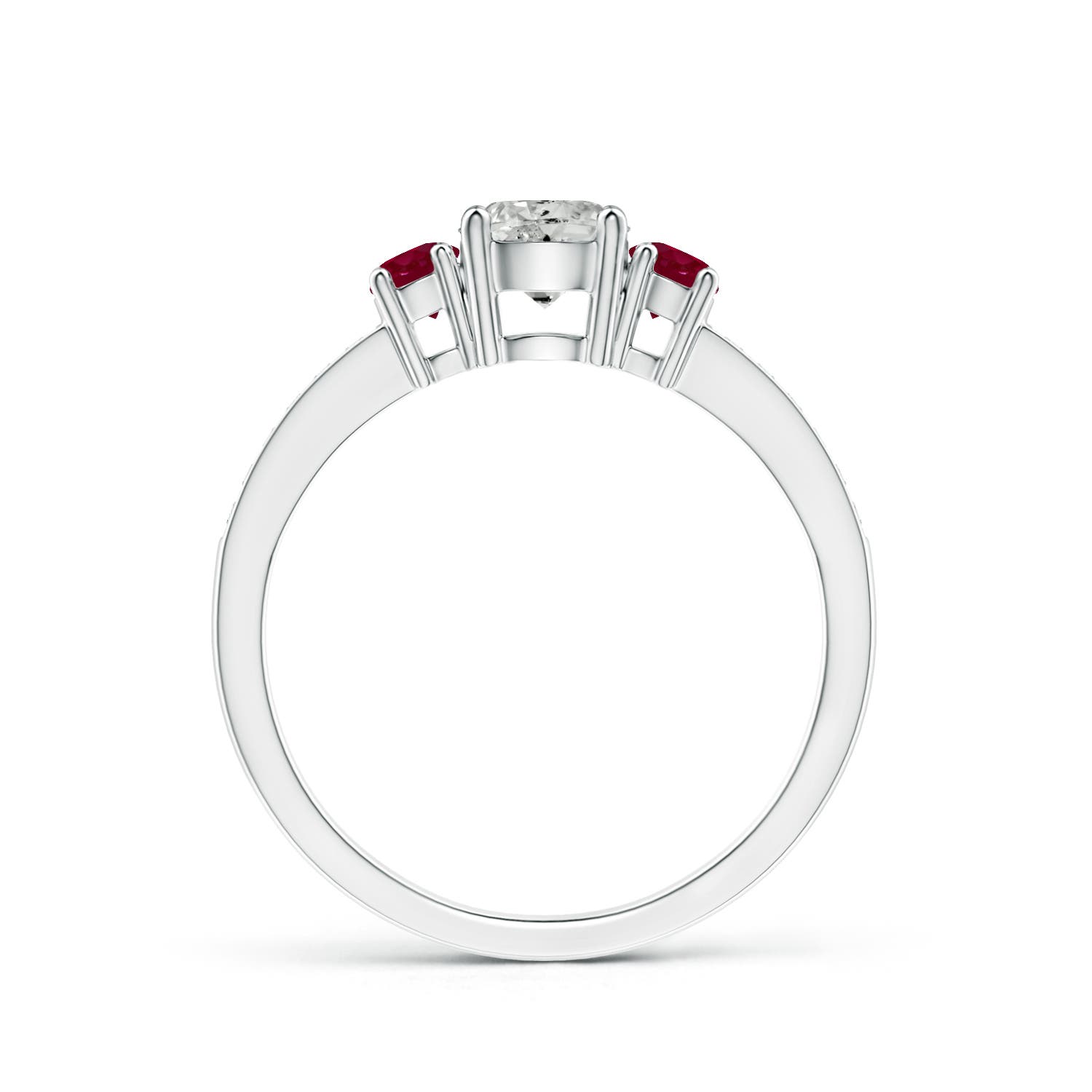 K, I3 / 0.72 CT / 14 KT White Gold