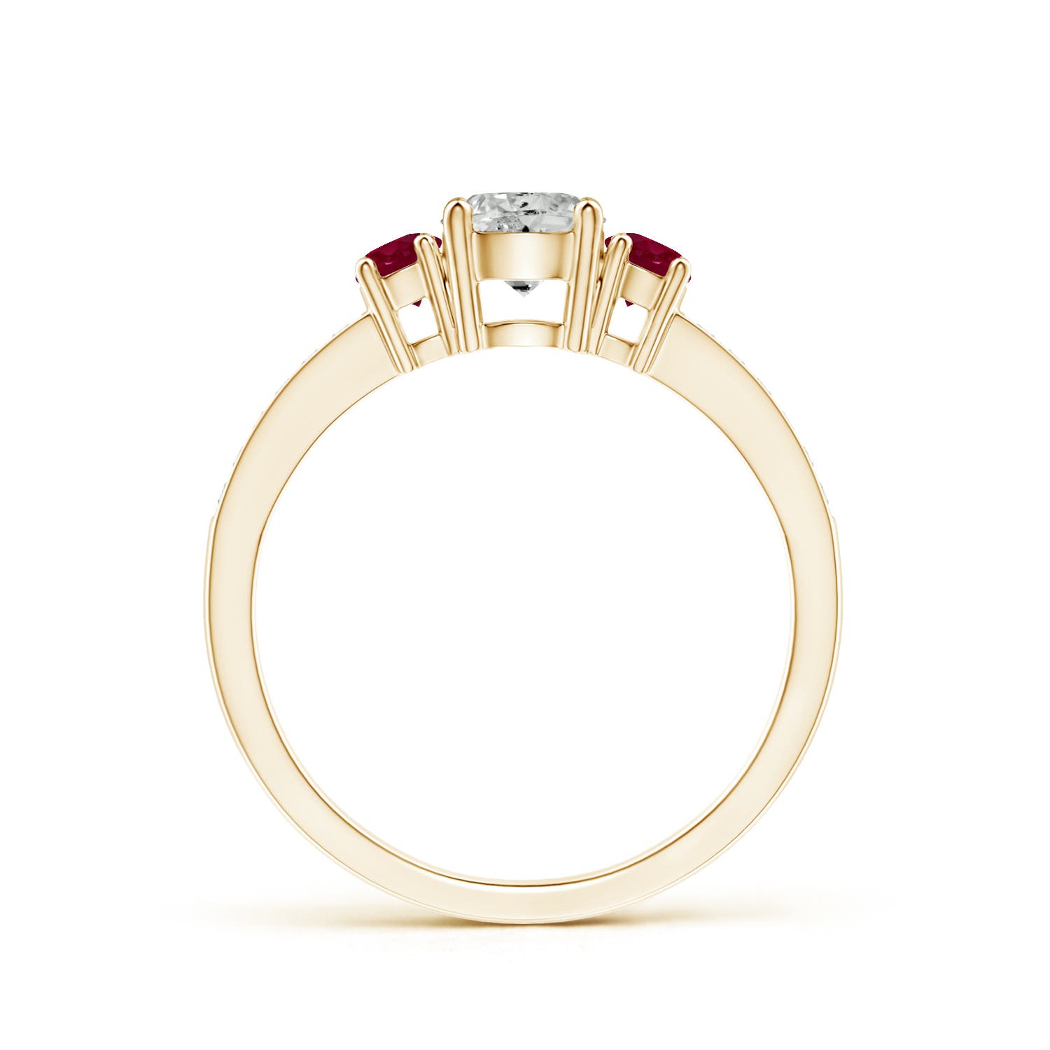 K, I3 / 0.72 CT / 14 KT Yellow Gold