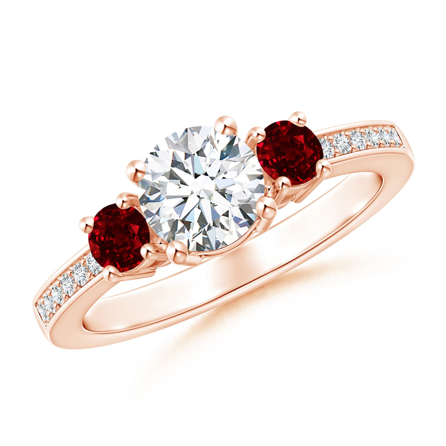 G, VS2 / 1.2 CT / 14 KT Rose Gold