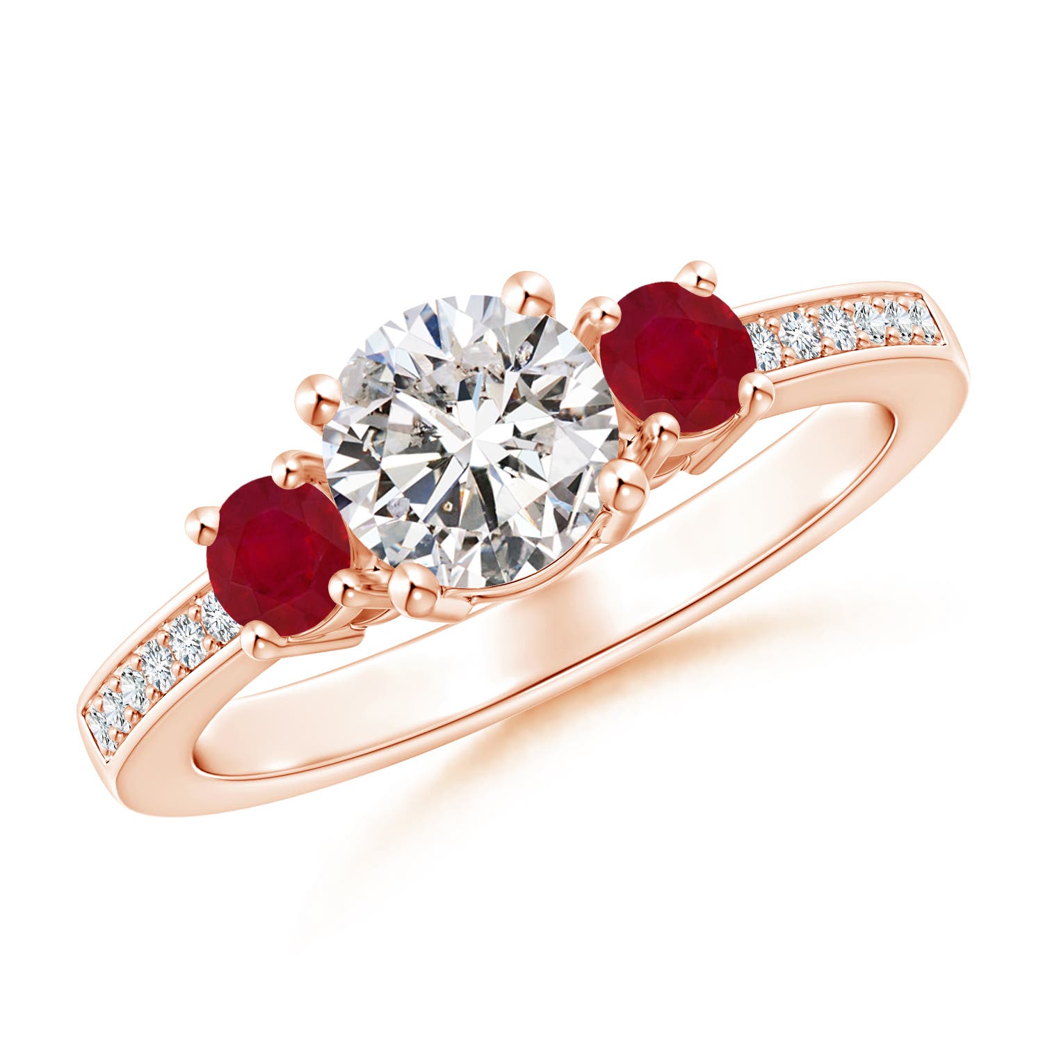 I-J, I1-I2 / 1.2 CT / 14 KT Rose Gold