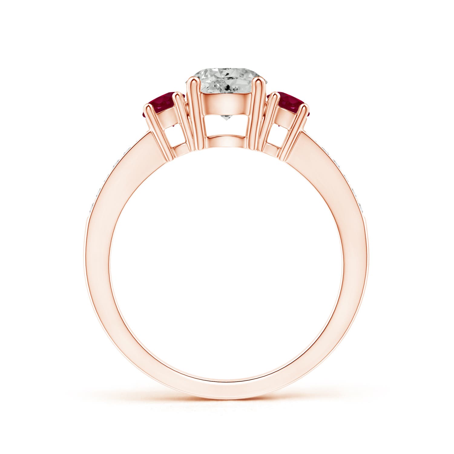 K, I3 / 1.2 CT / 14 KT Rose Gold