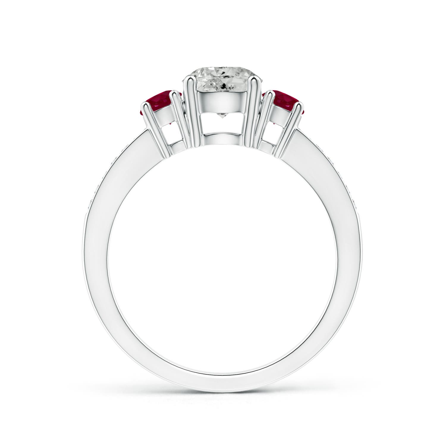 K, I3 / 1.2 CT / 14 KT White Gold