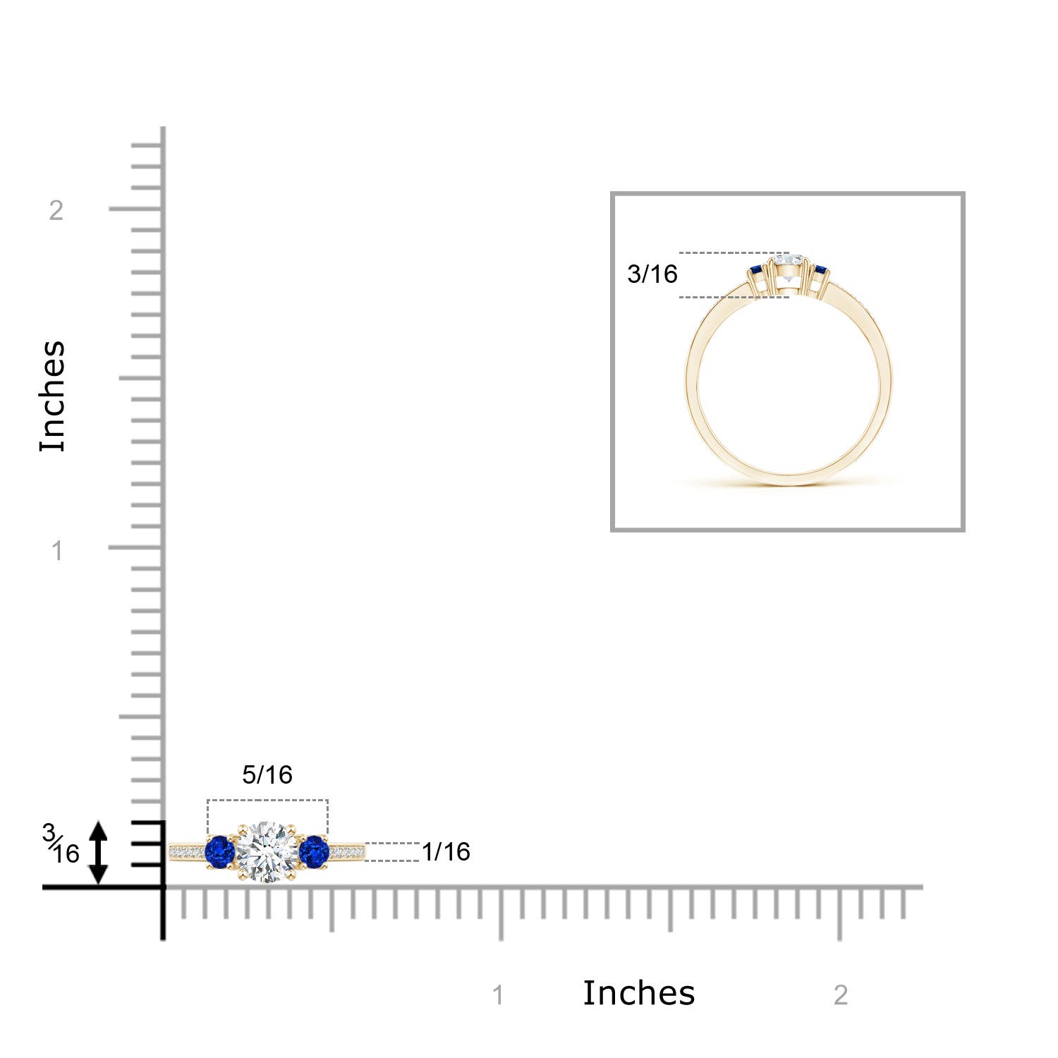 G, VS2 / 0.39 CT / 14 KT Yellow Gold