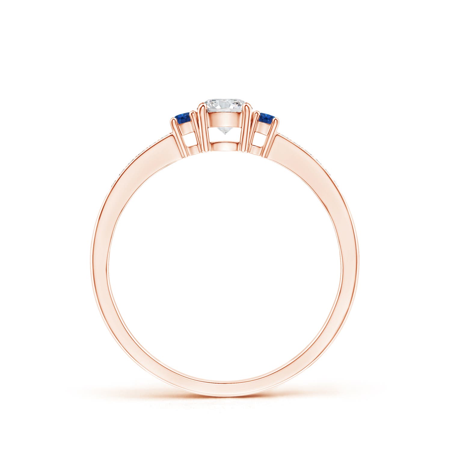 H, SI2 / 0.39 CT / 14 KT Rose Gold