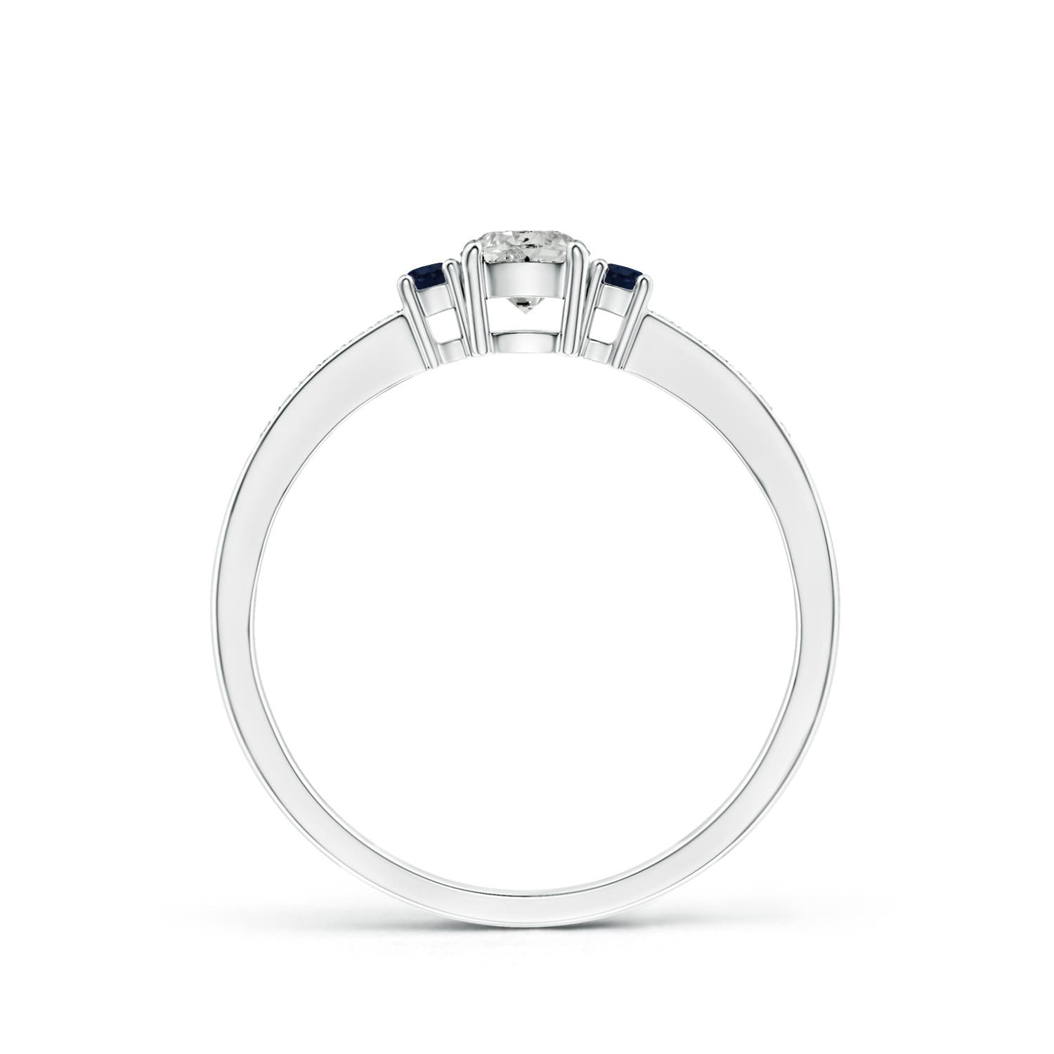 K, I3 / 0.39 CT / 14 KT White Gold