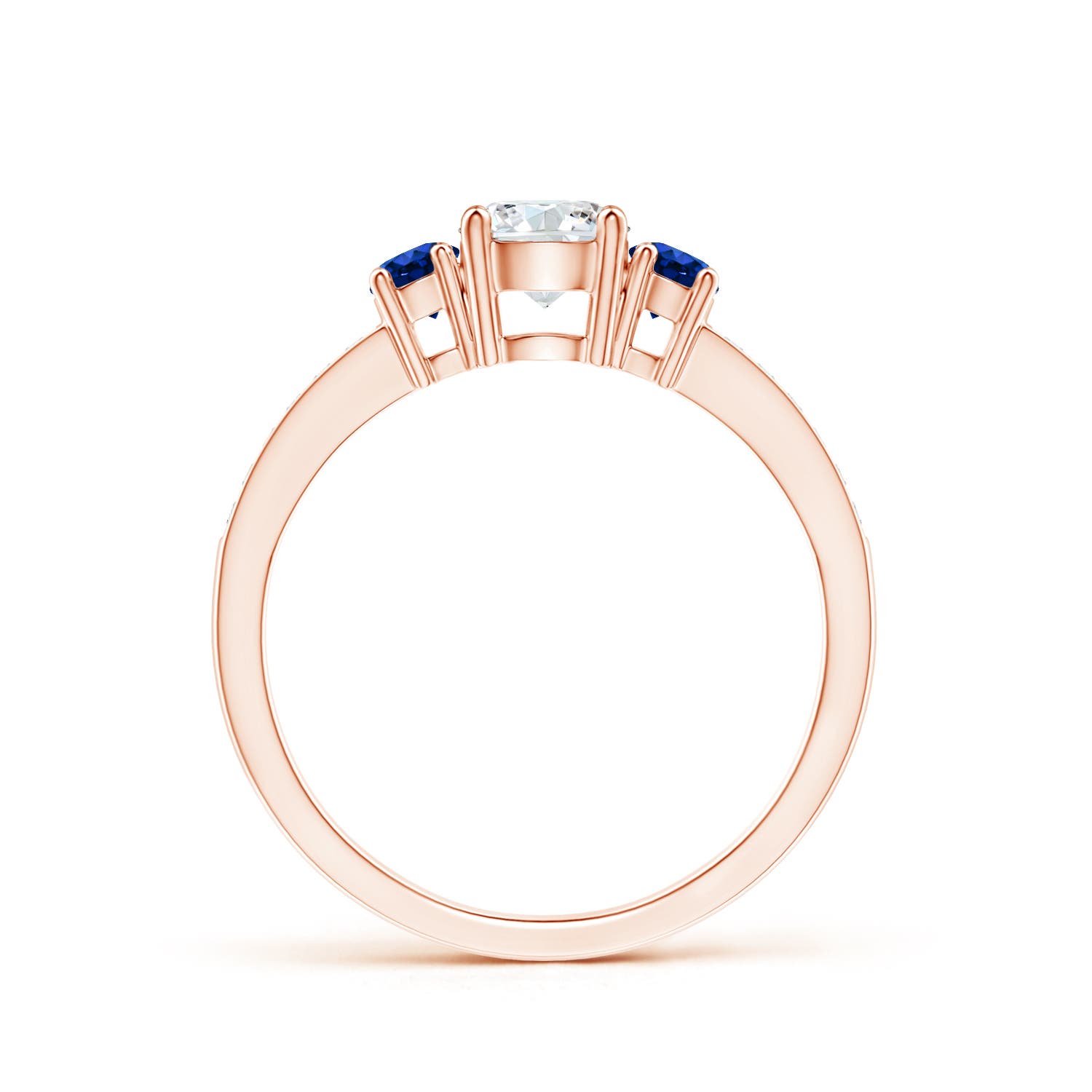 G, VS2 / 0.72 CT / 14 KT Rose Gold