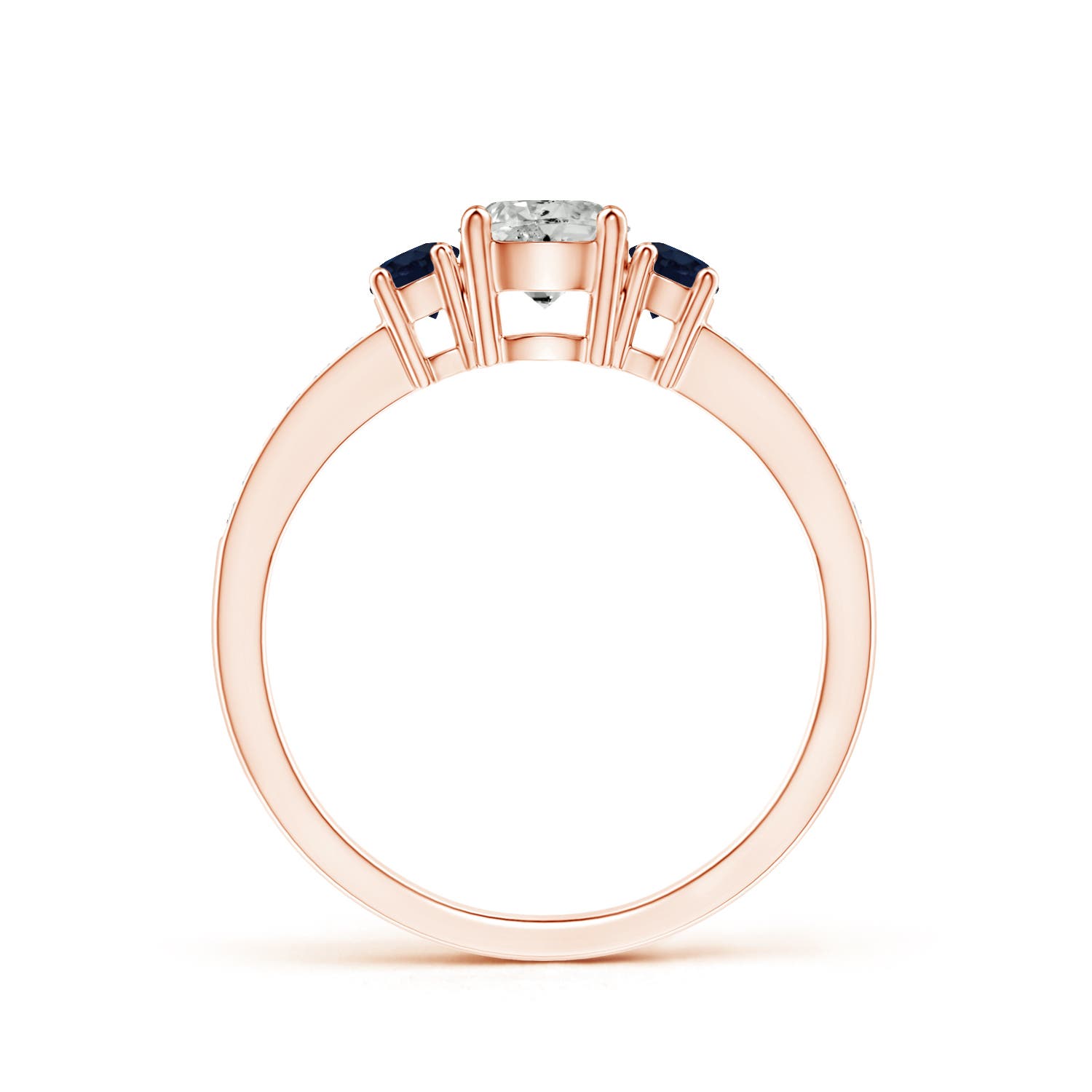 K, I3 / 0.72 CT / 14 KT Rose Gold