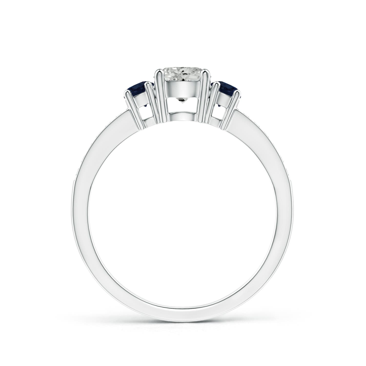 K, I3 / 0.72 CT / 14 KT White Gold