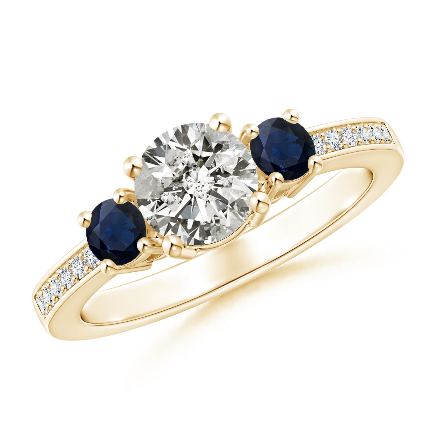 K, I3 / 1.18 CT / 14 KT Yellow Gold