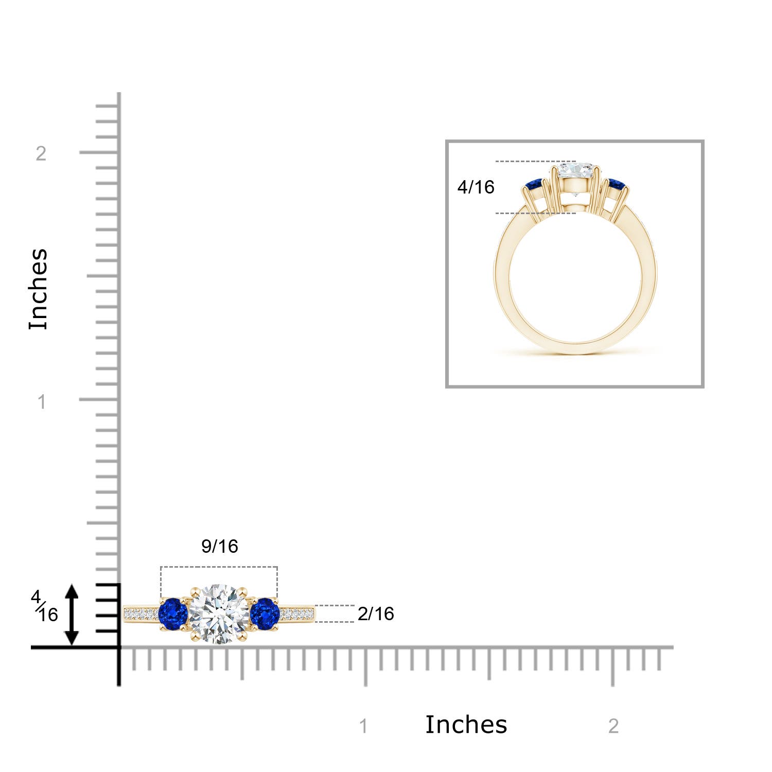 G, VS2 / 1.81 CT / 14 KT Yellow Gold