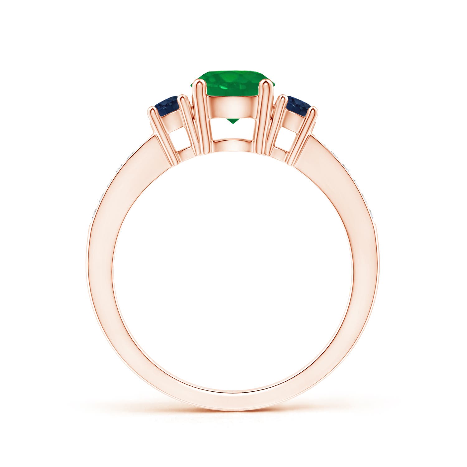 AA - Emerald / 1.13 CT / 14 KT Rose Gold