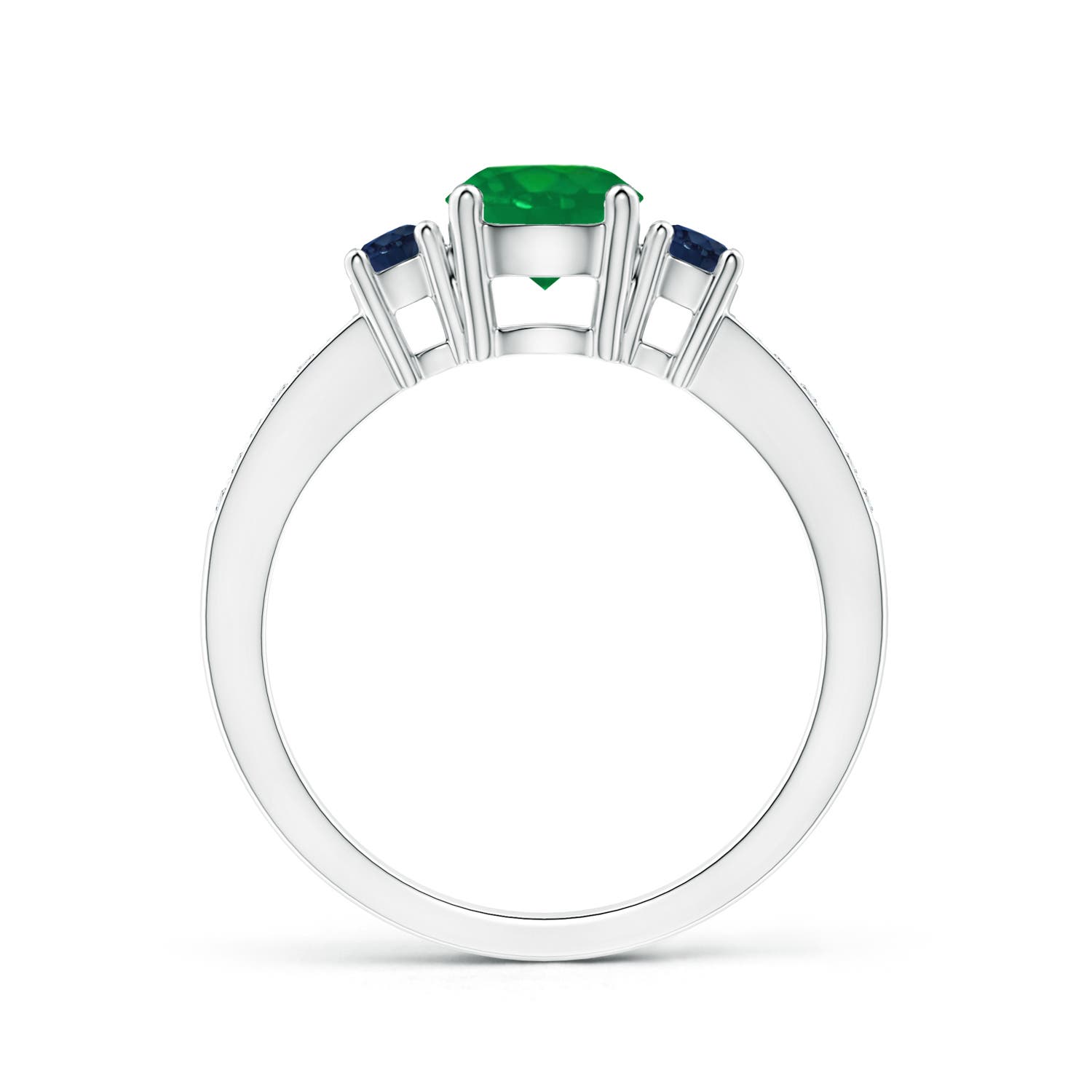 AA - Emerald / 1.13 CT / 14 KT White Gold