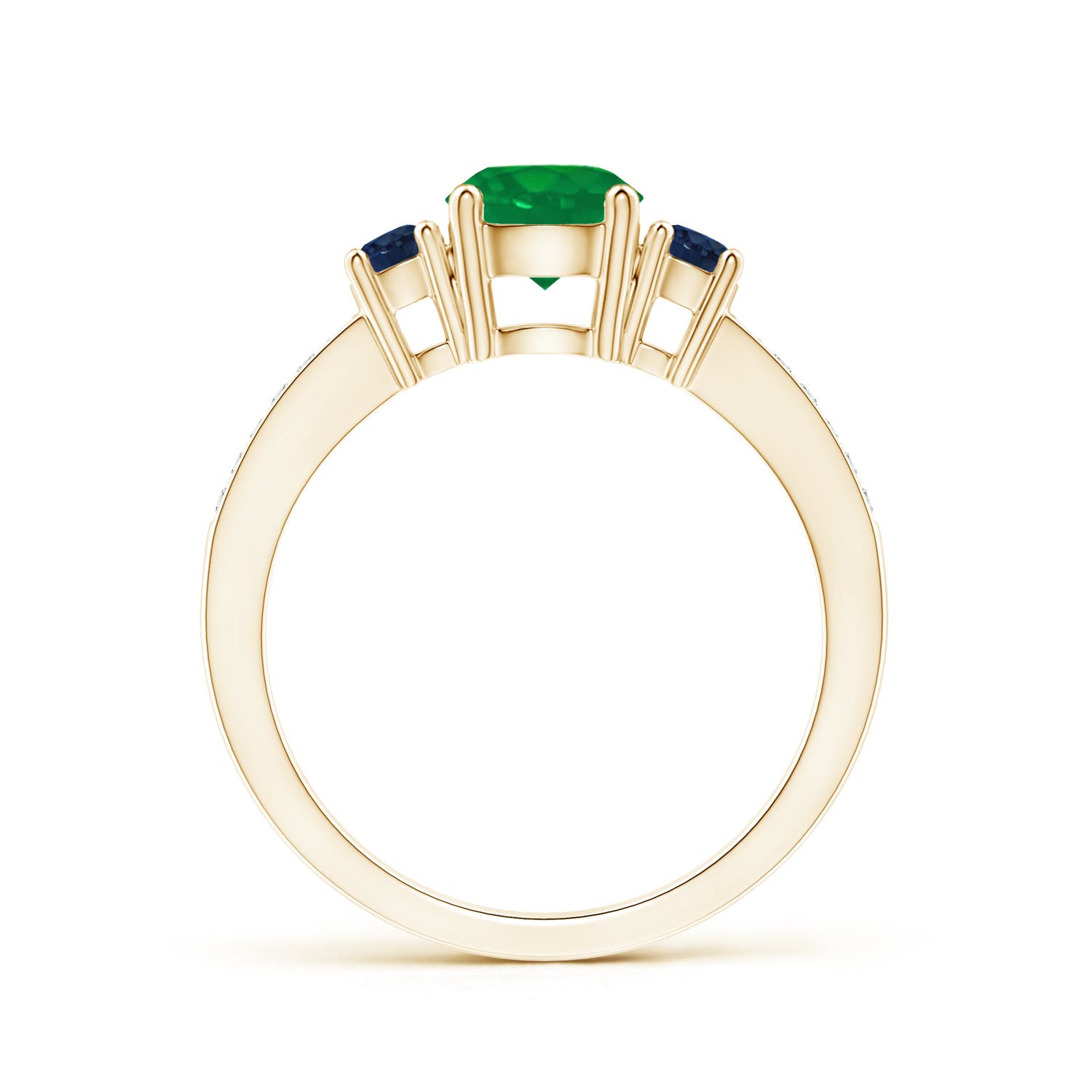 AA - Emerald / 1.13 CT / 14 KT Yellow Gold