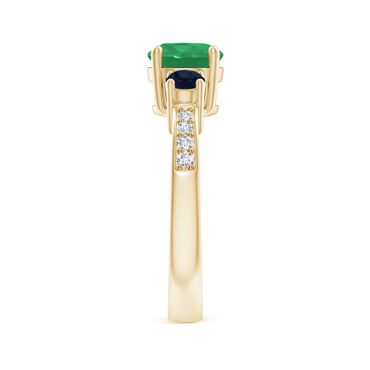 A - Emerald / 1.76 CT / 14 KT Yellow Gold