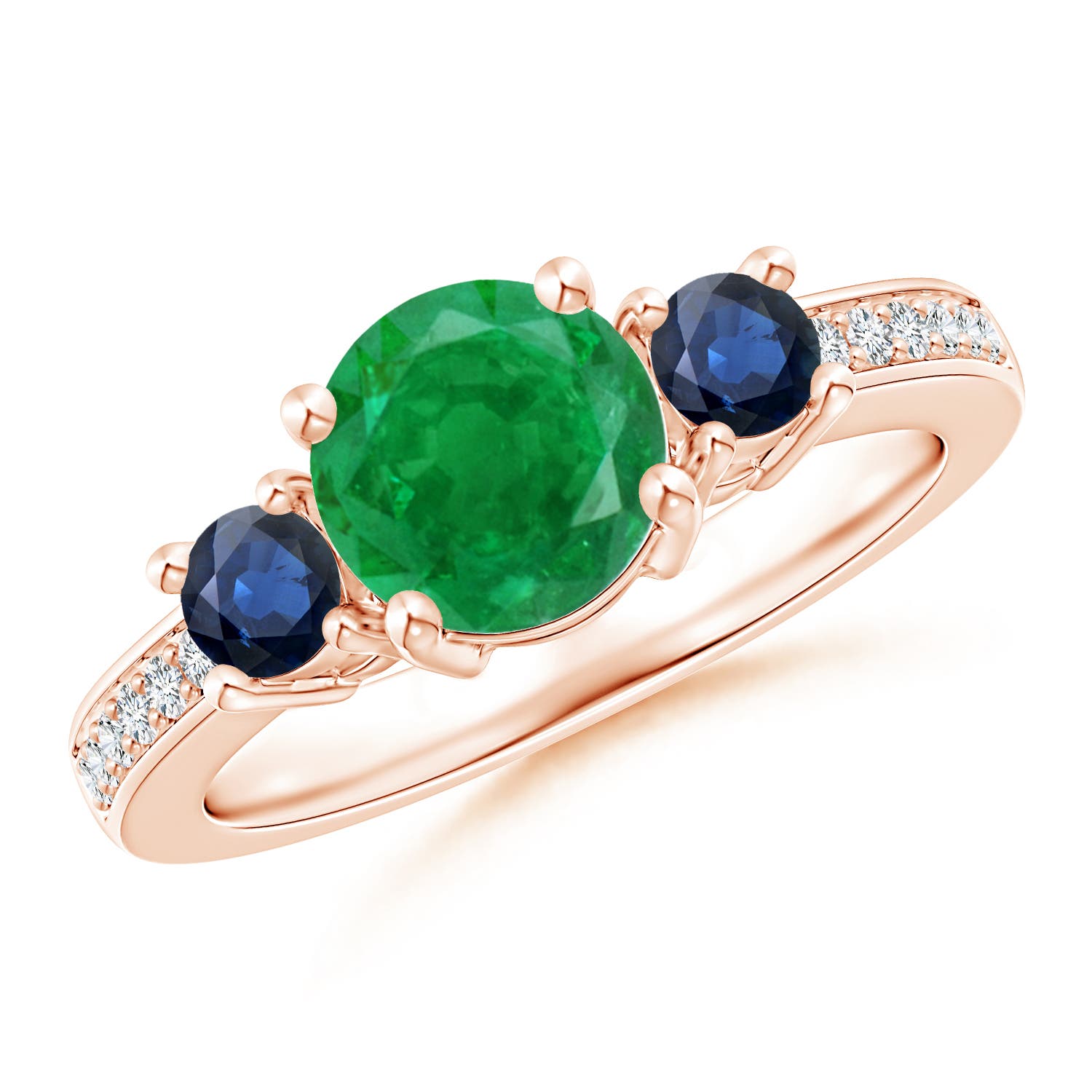 AA - Emerald / 1.76 CT / 14 KT Rose Gold