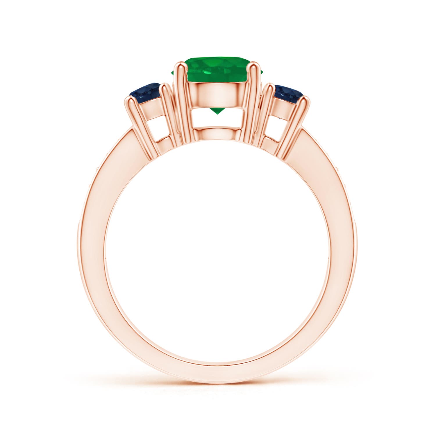 AA - Emerald / 1.76 CT / 14 KT Rose Gold