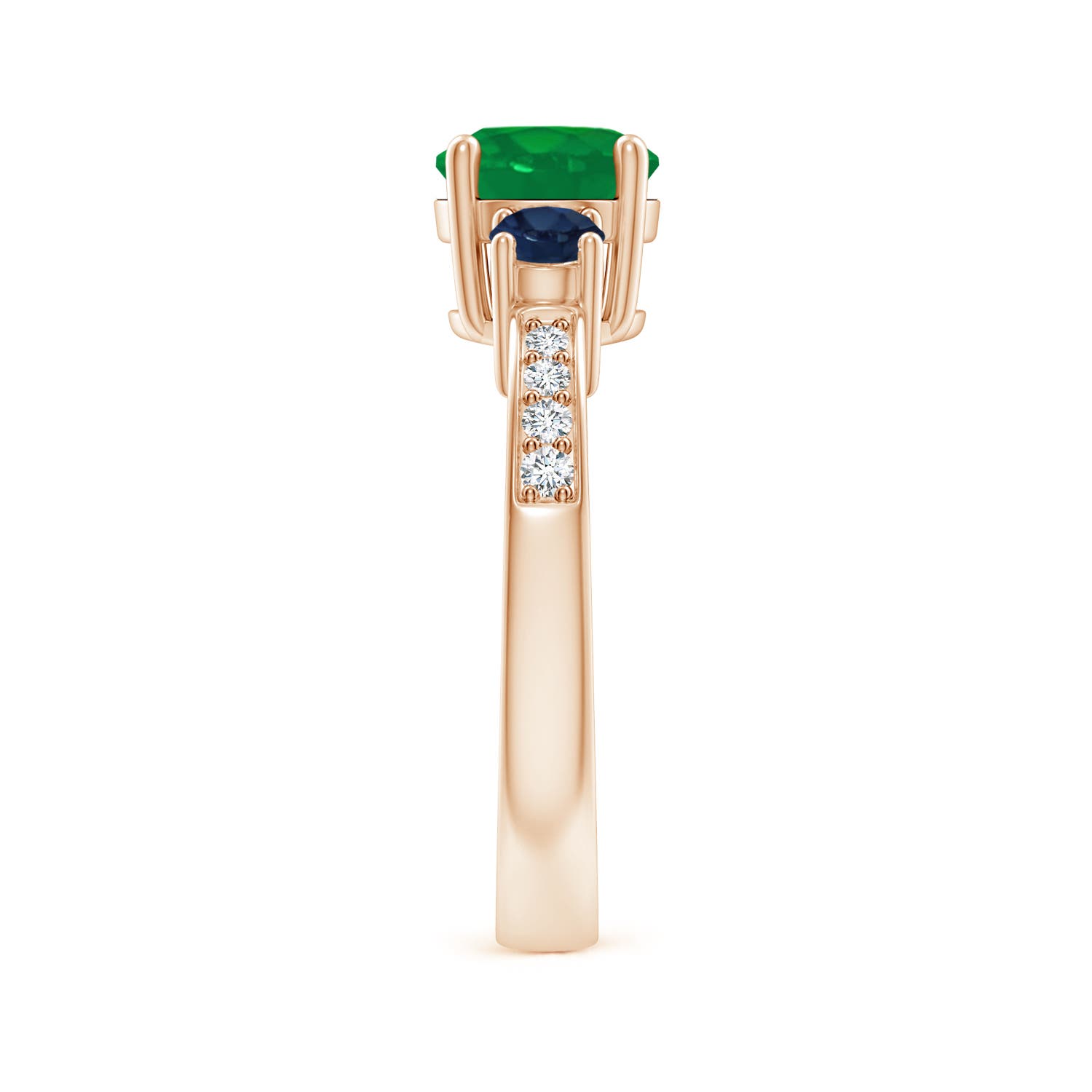 AA - Emerald / 1.76 CT / 14 KT Rose Gold