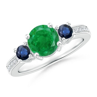 Round AA Emerald