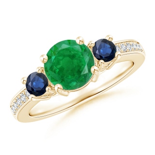 Round AA Emerald