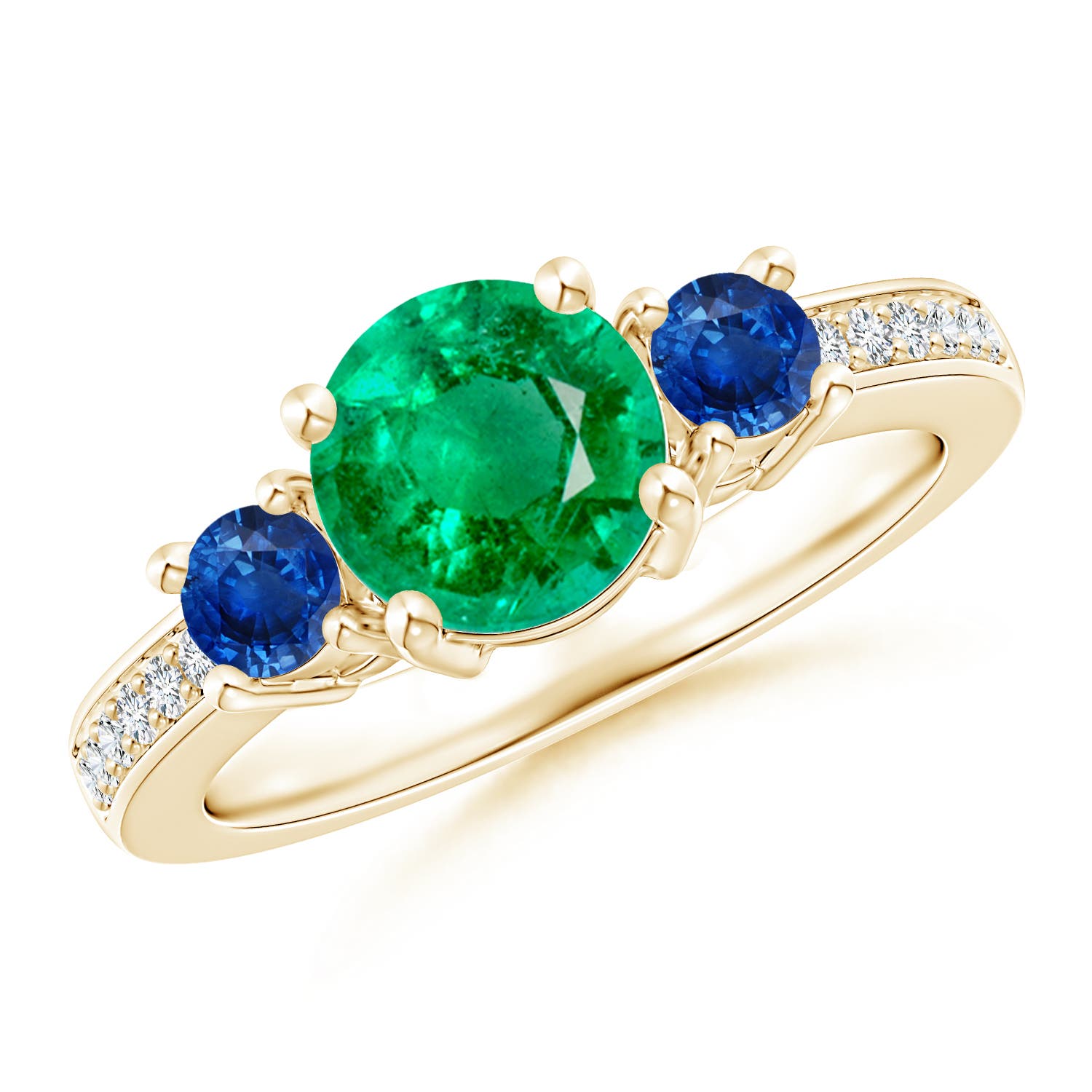 AAA - Emerald / 1.76 CT / 14 KT Yellow Gold