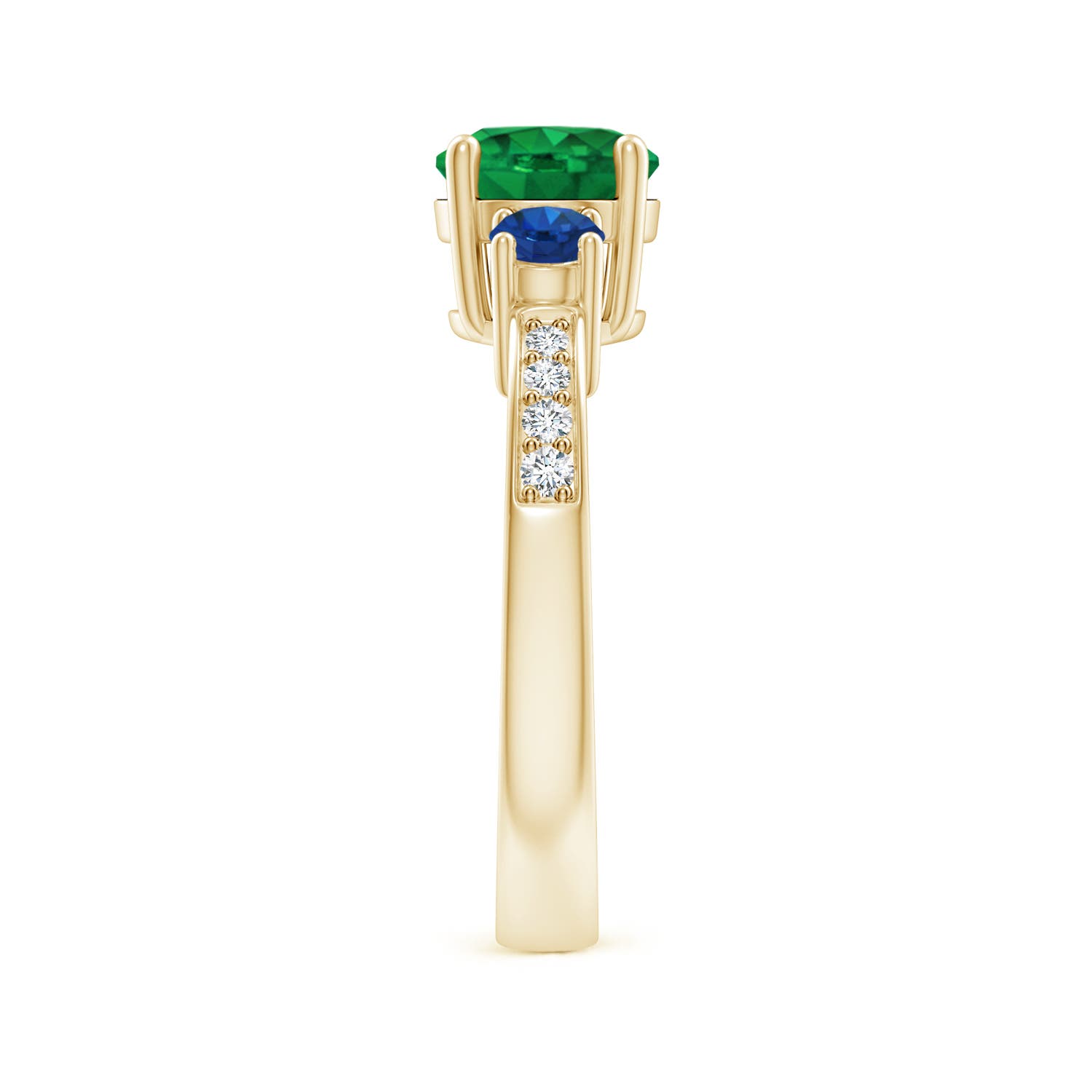 AAA - Emerald / 1.76 CT / 14 KT Yellow Gold