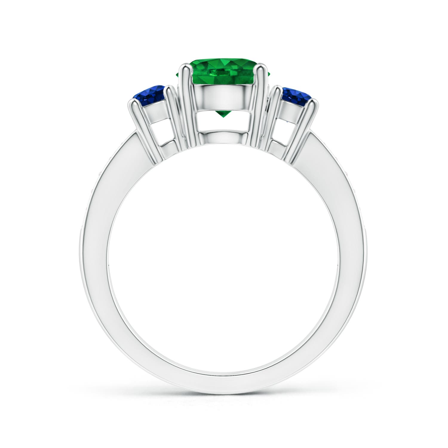 AAAA - Emerald / 1.76 CT / 14 KT White Gold