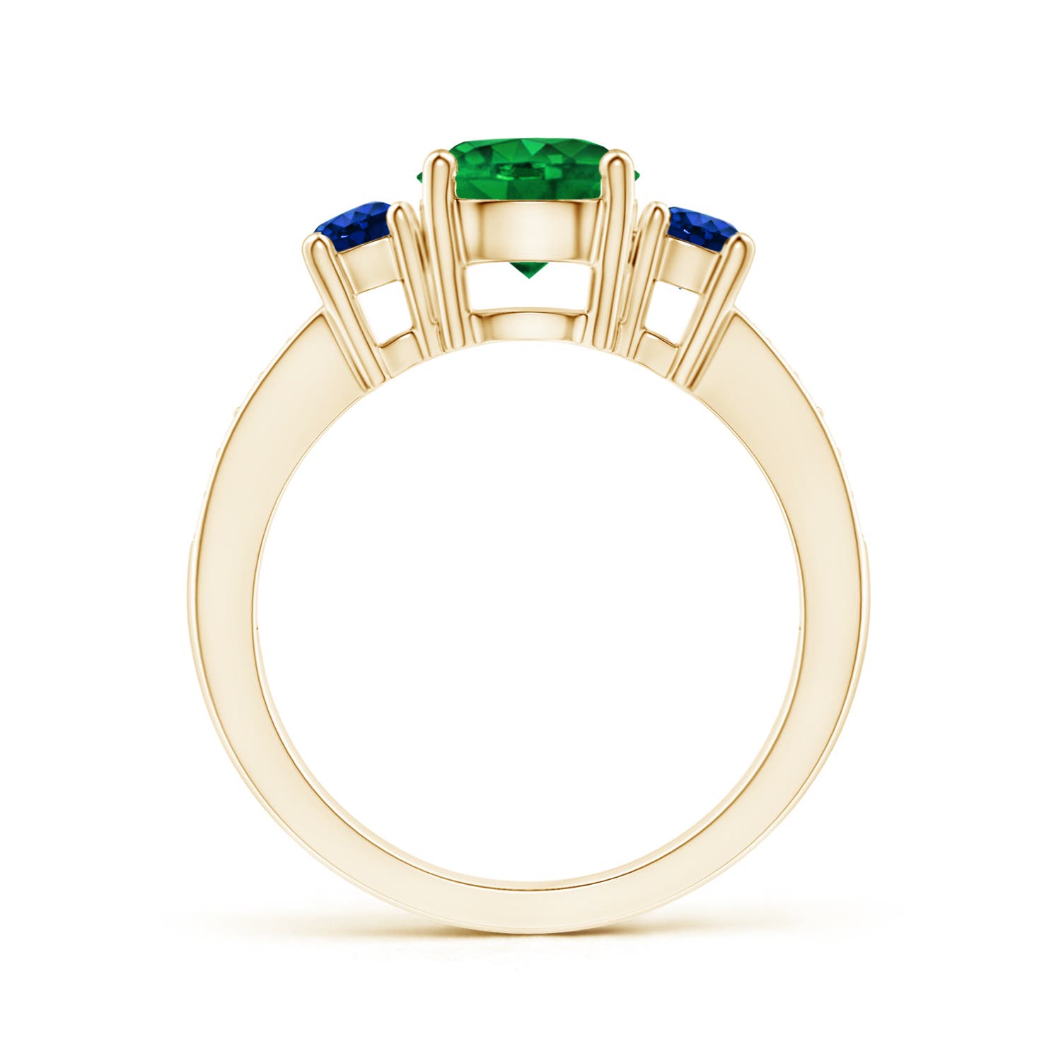 AAAA - Emerald / 1.76 CT / 14 KT Yellow Gold