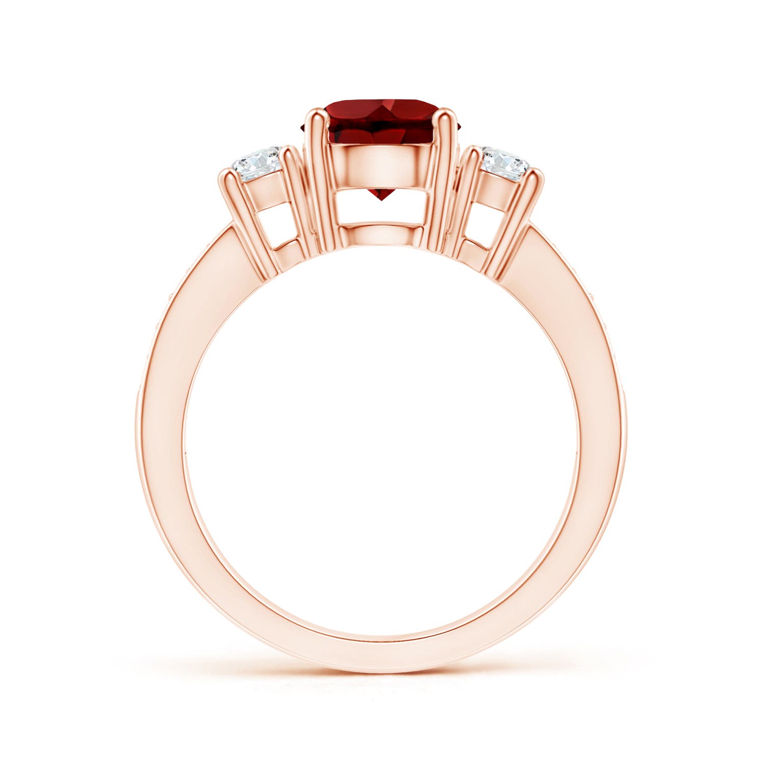 AAAA - Garnet / 1.94 CT / 14 KT Rose Gold