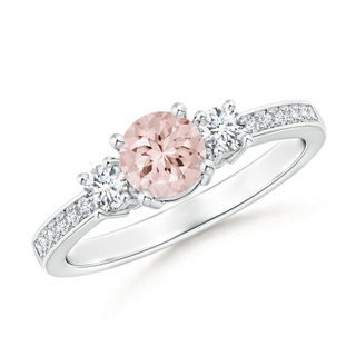 Round AA Morganite