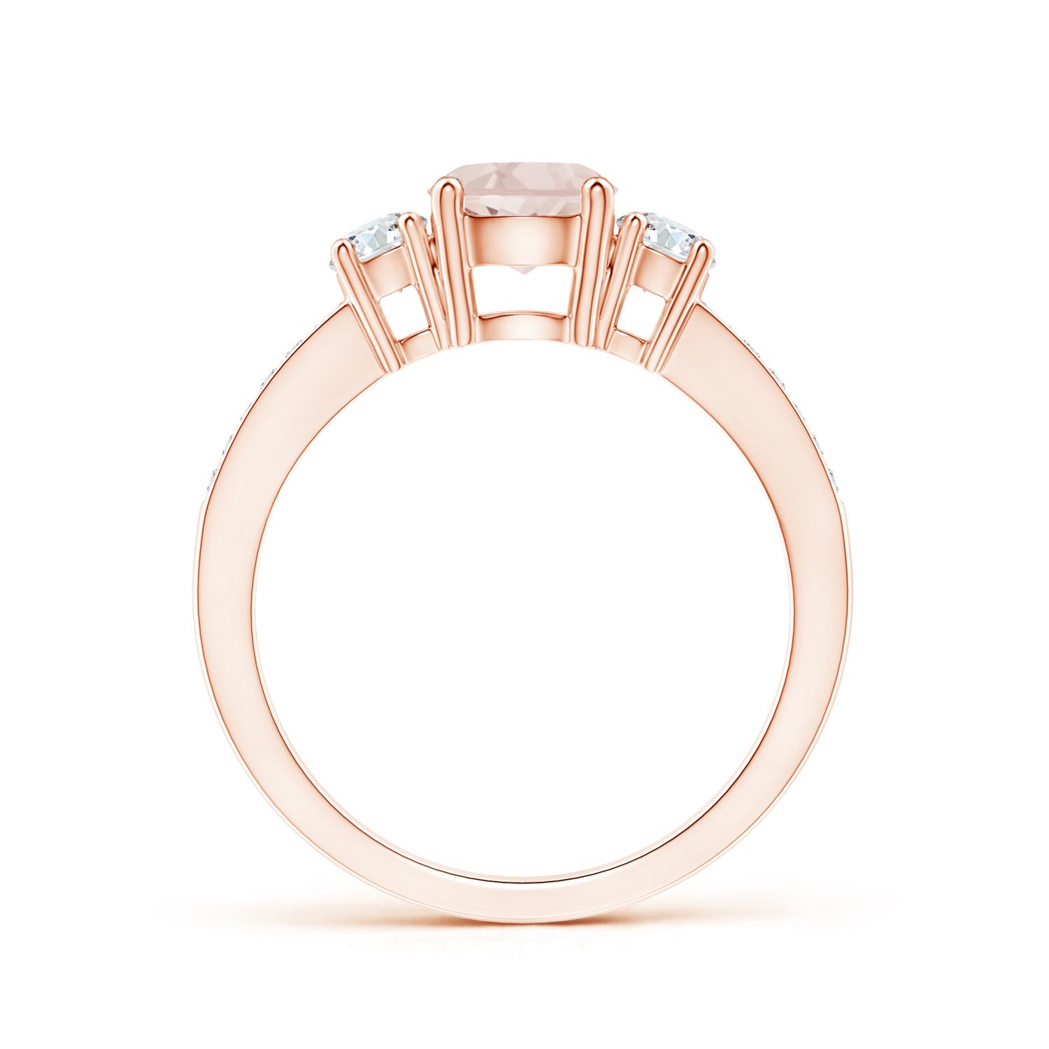 A - Morganite / 1.01 CT / 14 KT Rose Gold