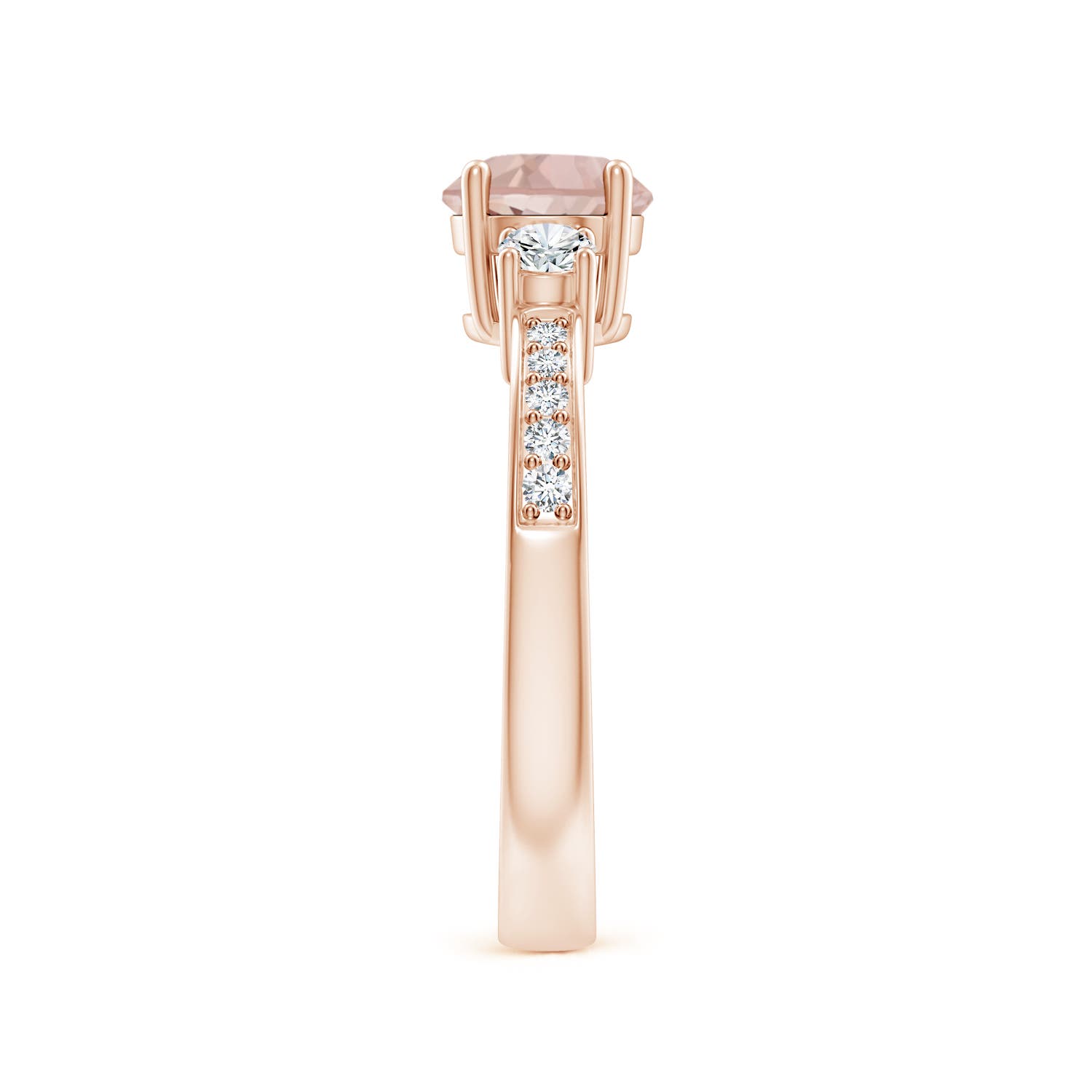 AA - Morganite / 1.01 CT / 14 KT Rose Gold