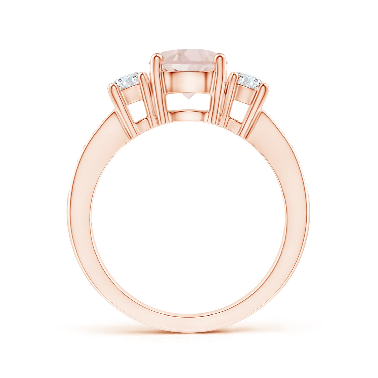 A - Morganite / 1.54 CT / 14 KT Rose Gold