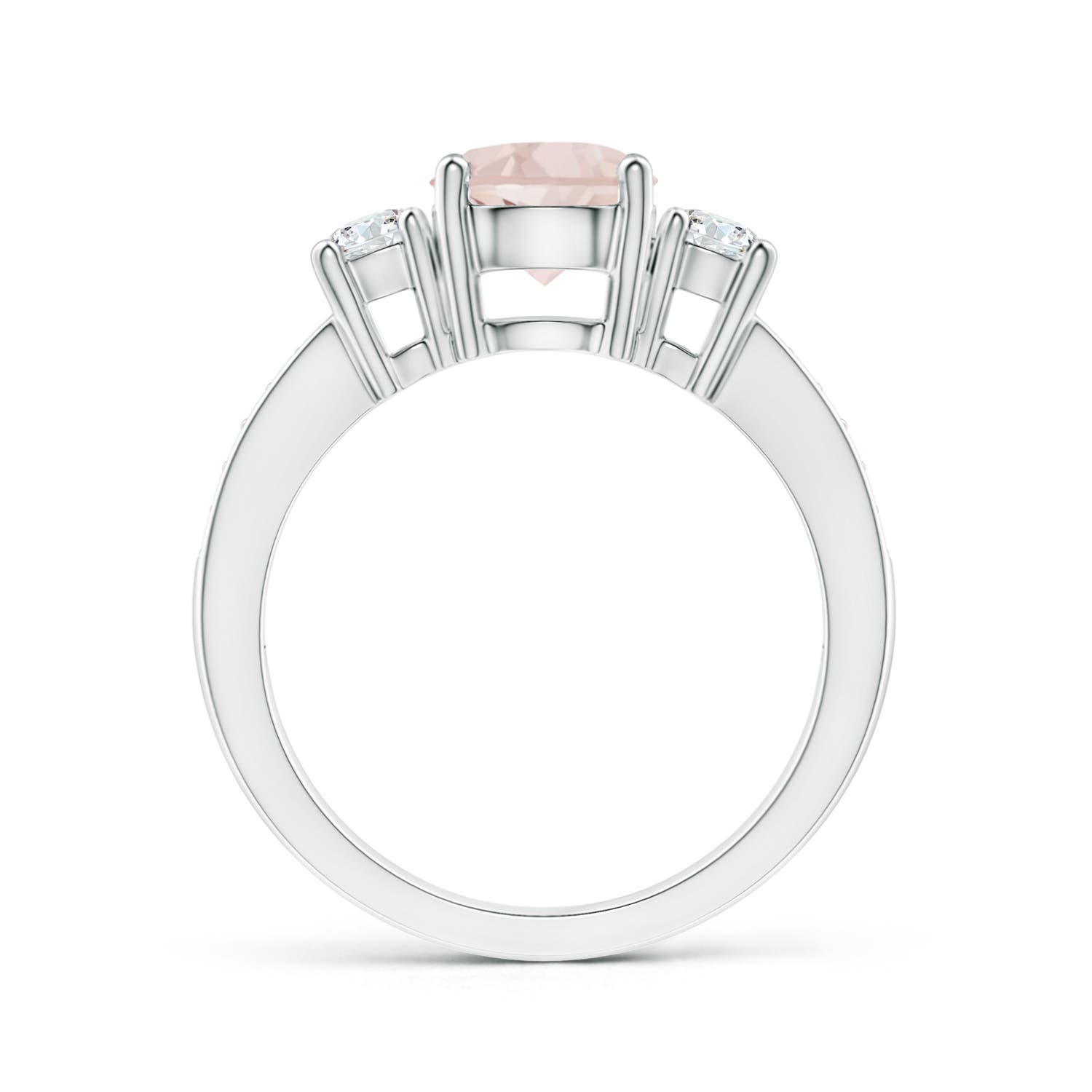 A - Morganite / 1.54 CT / 14 KT White Gold