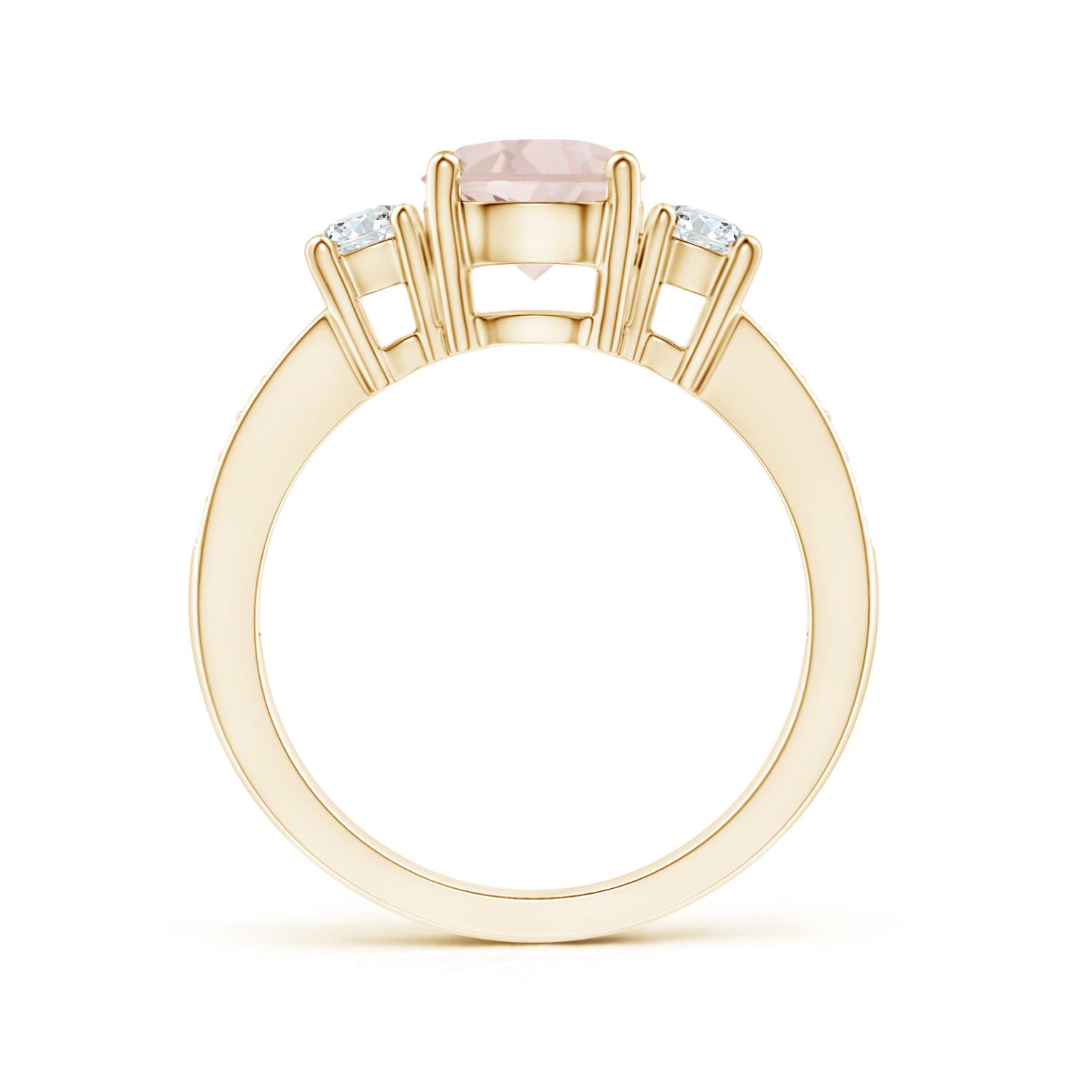 A - Morganite / 1.54 CT / 14 KT Yellow Gold