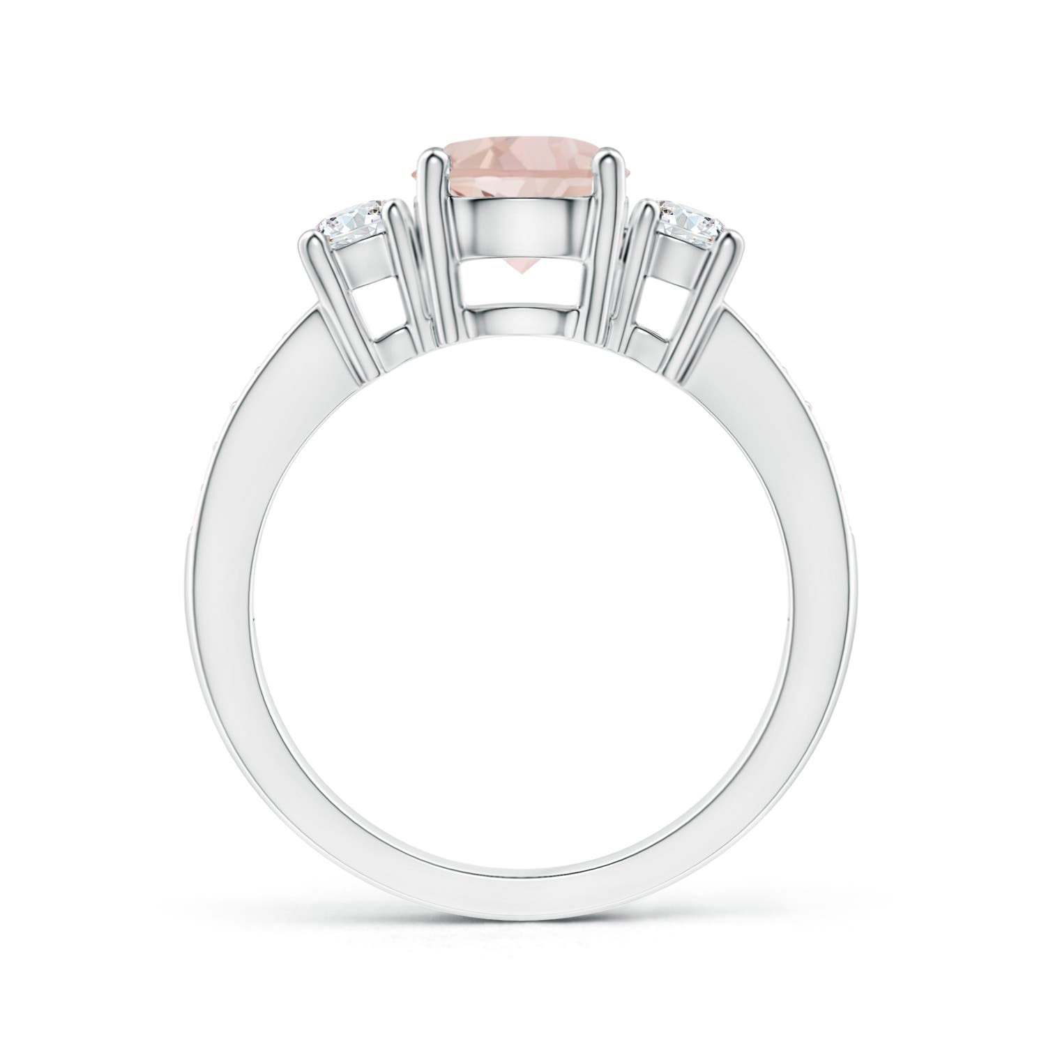 AA - Morganite / 1.54 CT / 14 KT White Gold