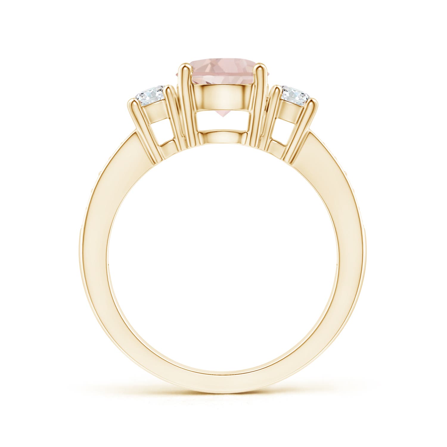 AA - Morganite / 1.54 CT / 14 KT Yellow Gold