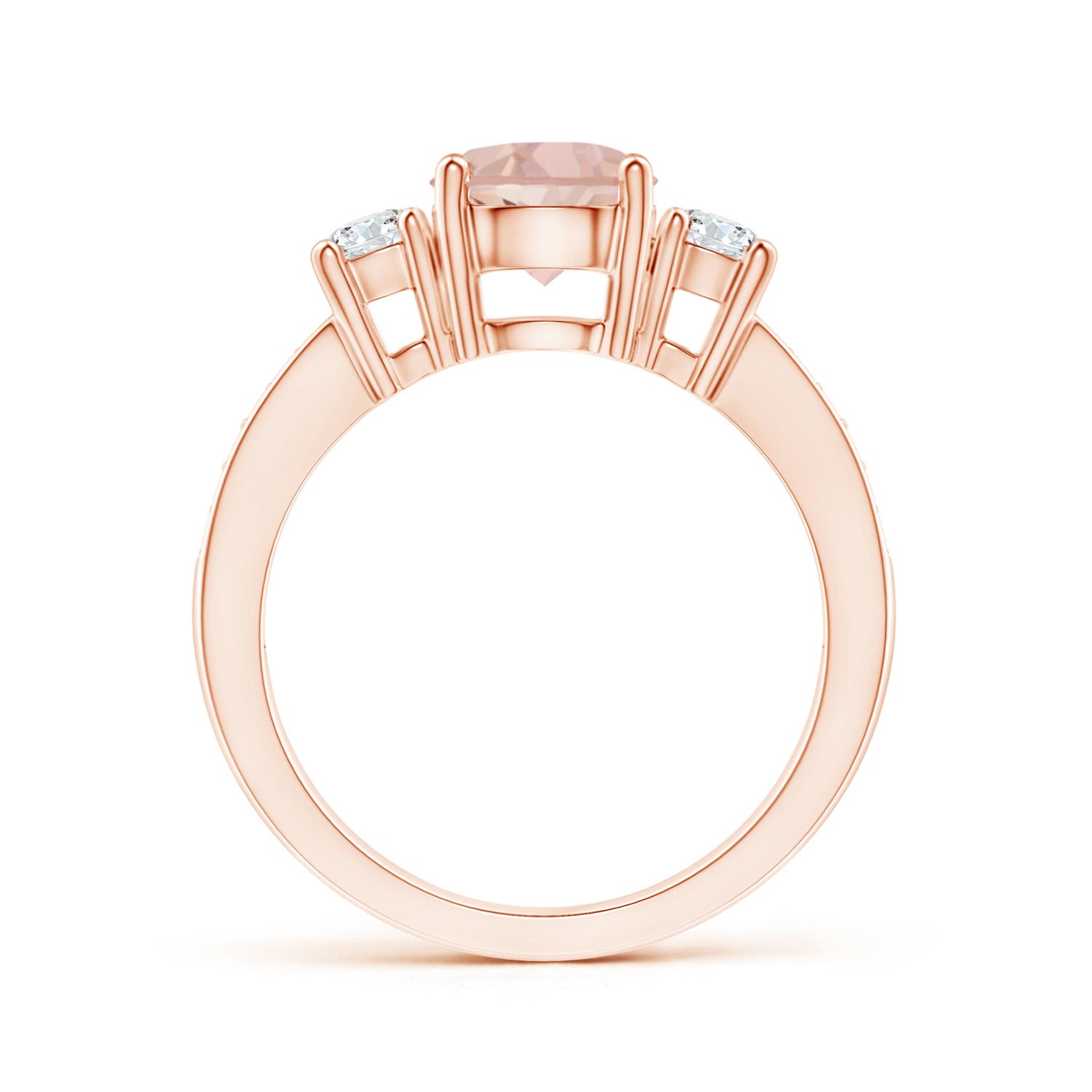 AAAA - Morganite / 1.54 CT / 14 KT Rose Gold