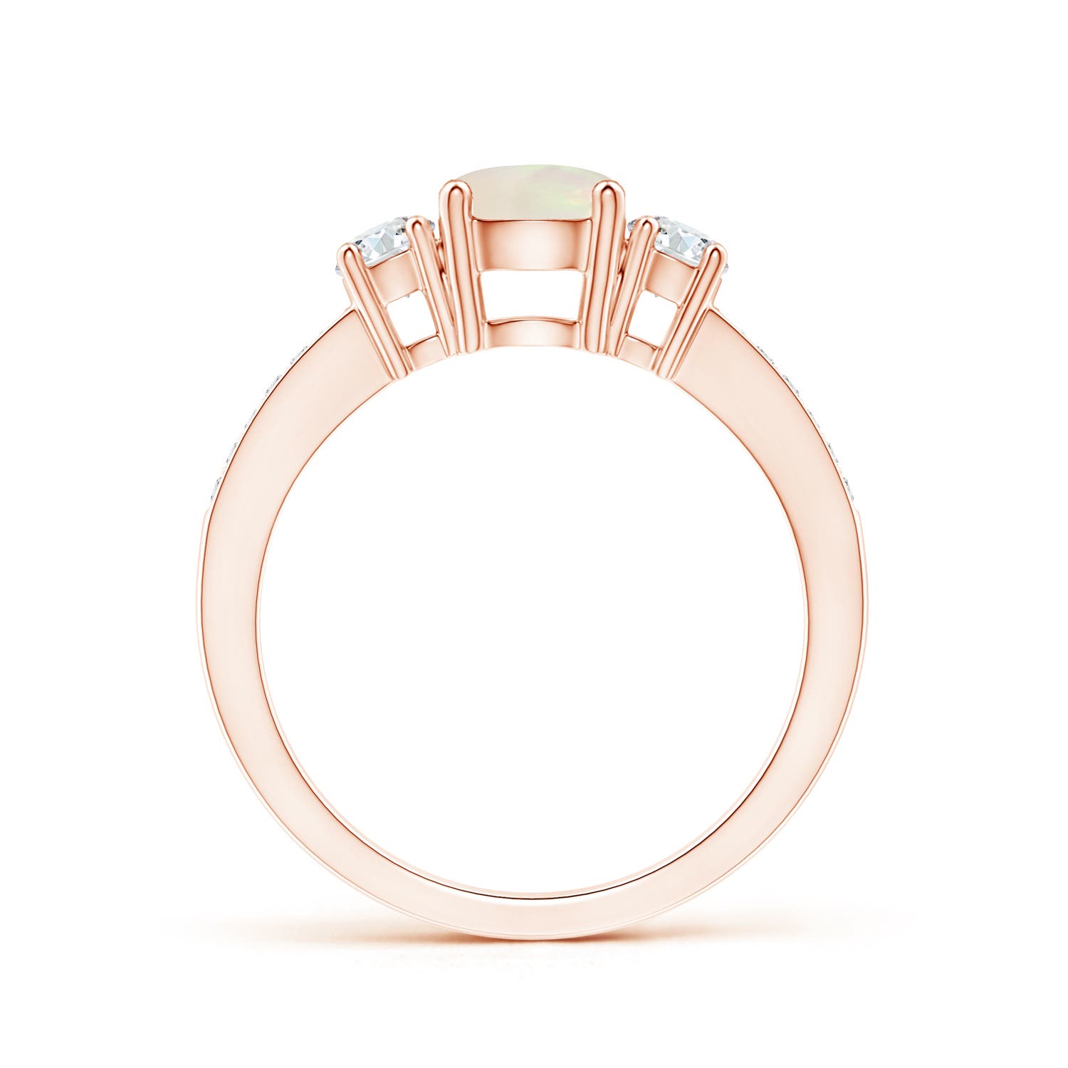 A - Opal / 0.81 CT / 14 KT Rose Gold