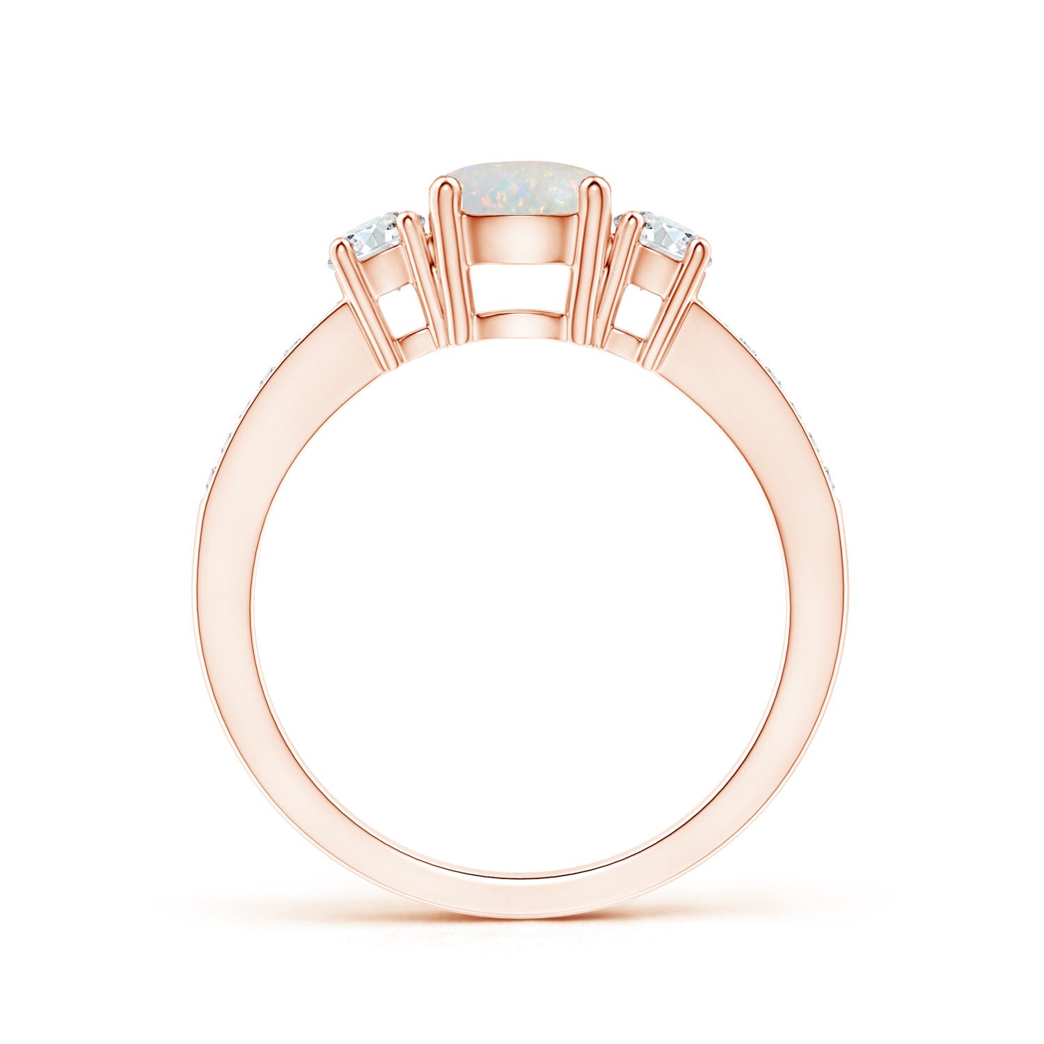 AA - Opal / 0.81 CT / 14 KT Rose Gold