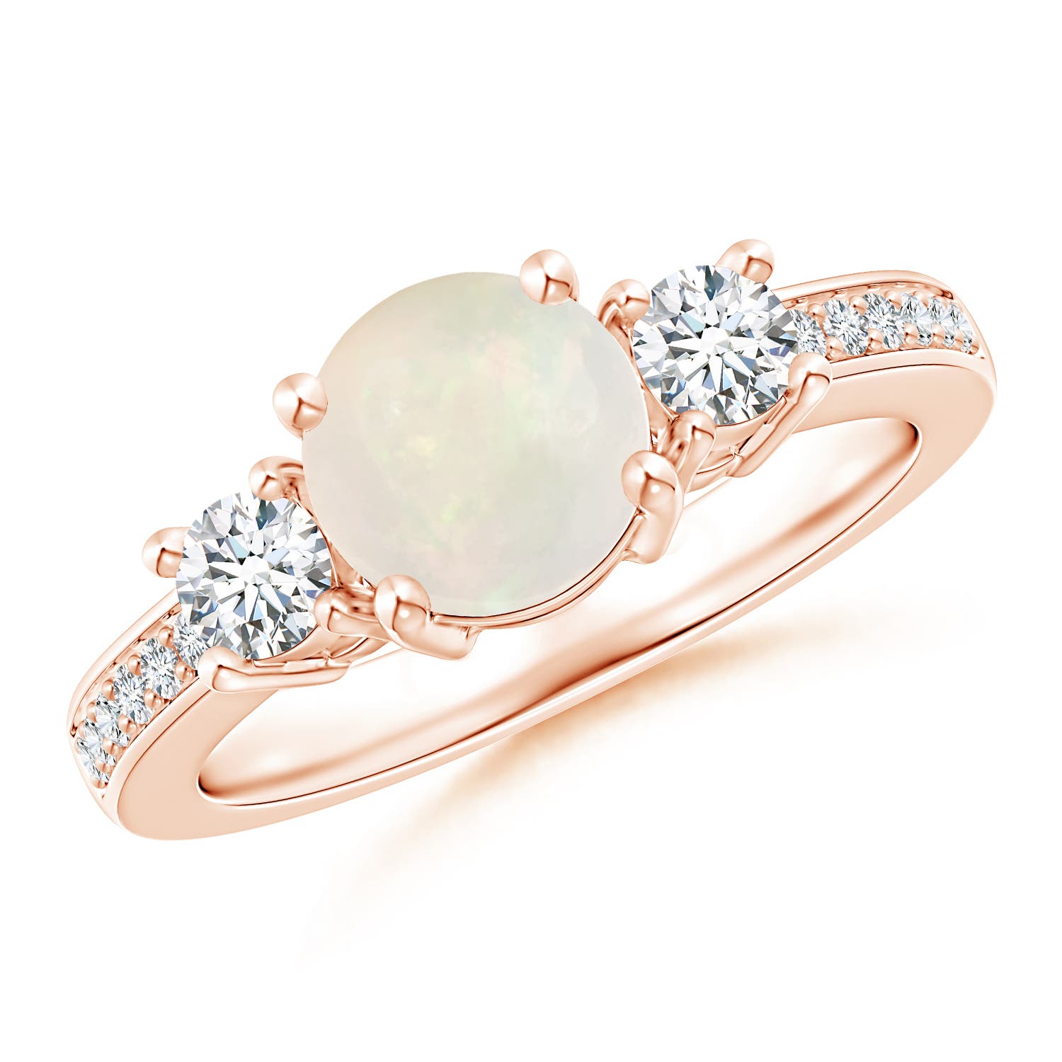 A - Opal / 1.19 CT / 14 KT Rose Gold