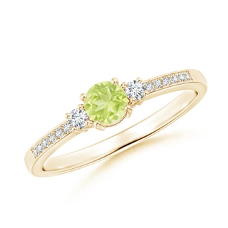 Round A Peridot