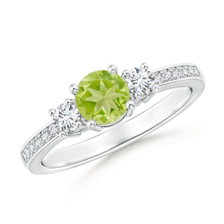 Round AA Peridot