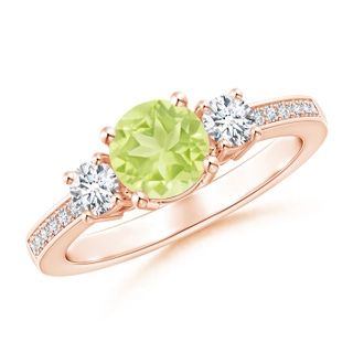 Round A Peridot